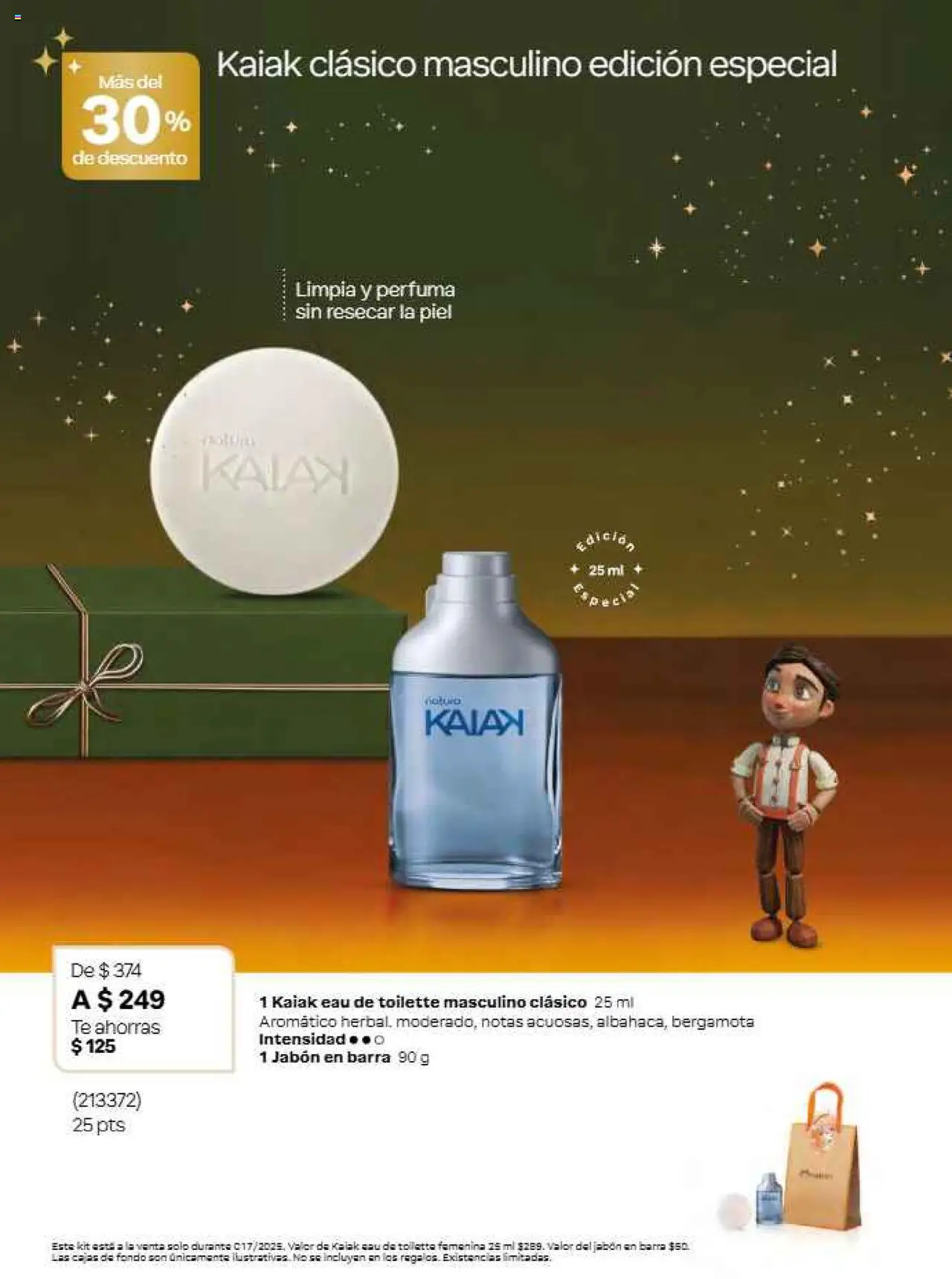 Nuevas ofertas de Natura válidas en toda la República Mexicana desde el 22.11.2025. ¡Encuentra las mejores ofertas en Natura campaña 17 2025! | Página: 19 | Productos: Barra, Té, Eau de toilette, Jabón