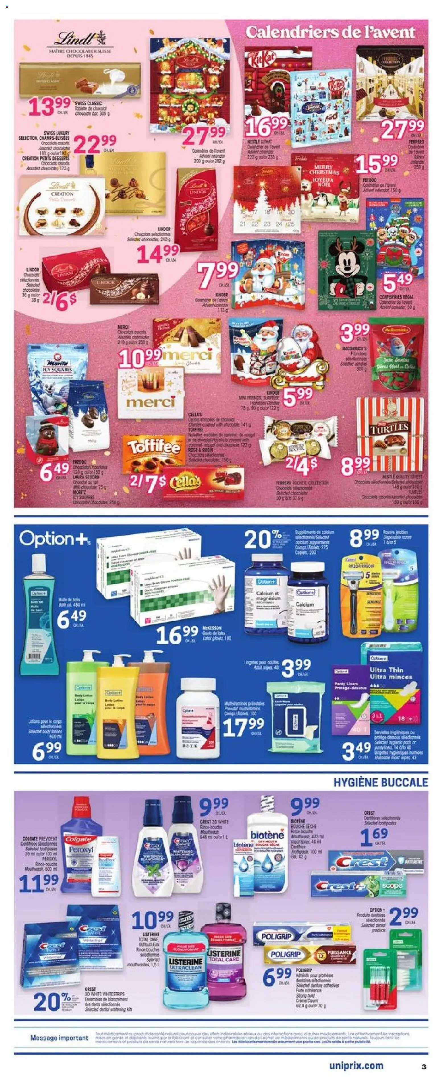 Uniprix flyer valid from 13.11.2025 | Page: 4 | Products: Chocolate