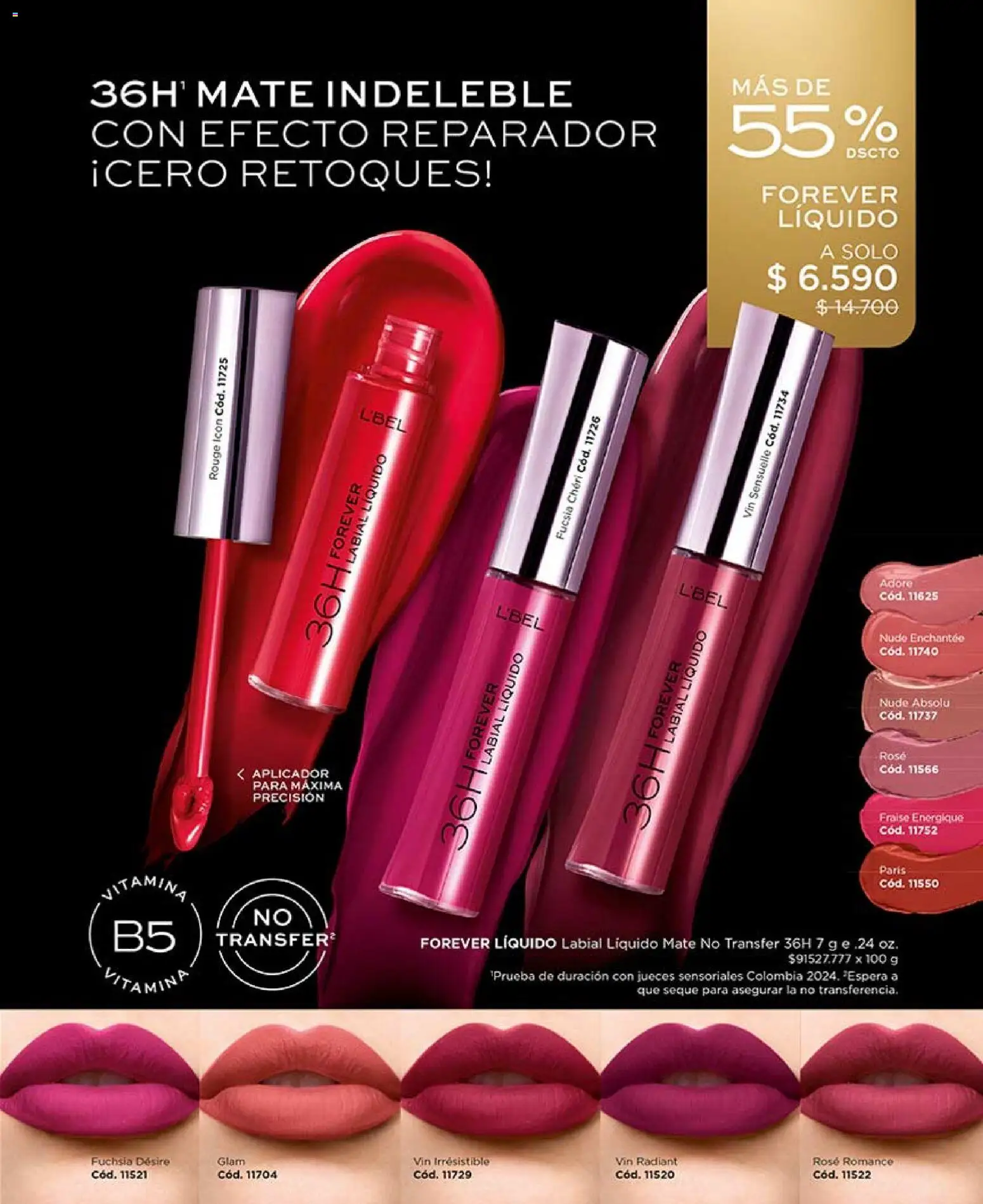 Catálogo L'Bel Campaña 7 │ válido desde el 18.04.2026 | Página: 91 | Productos: Mate, Labial