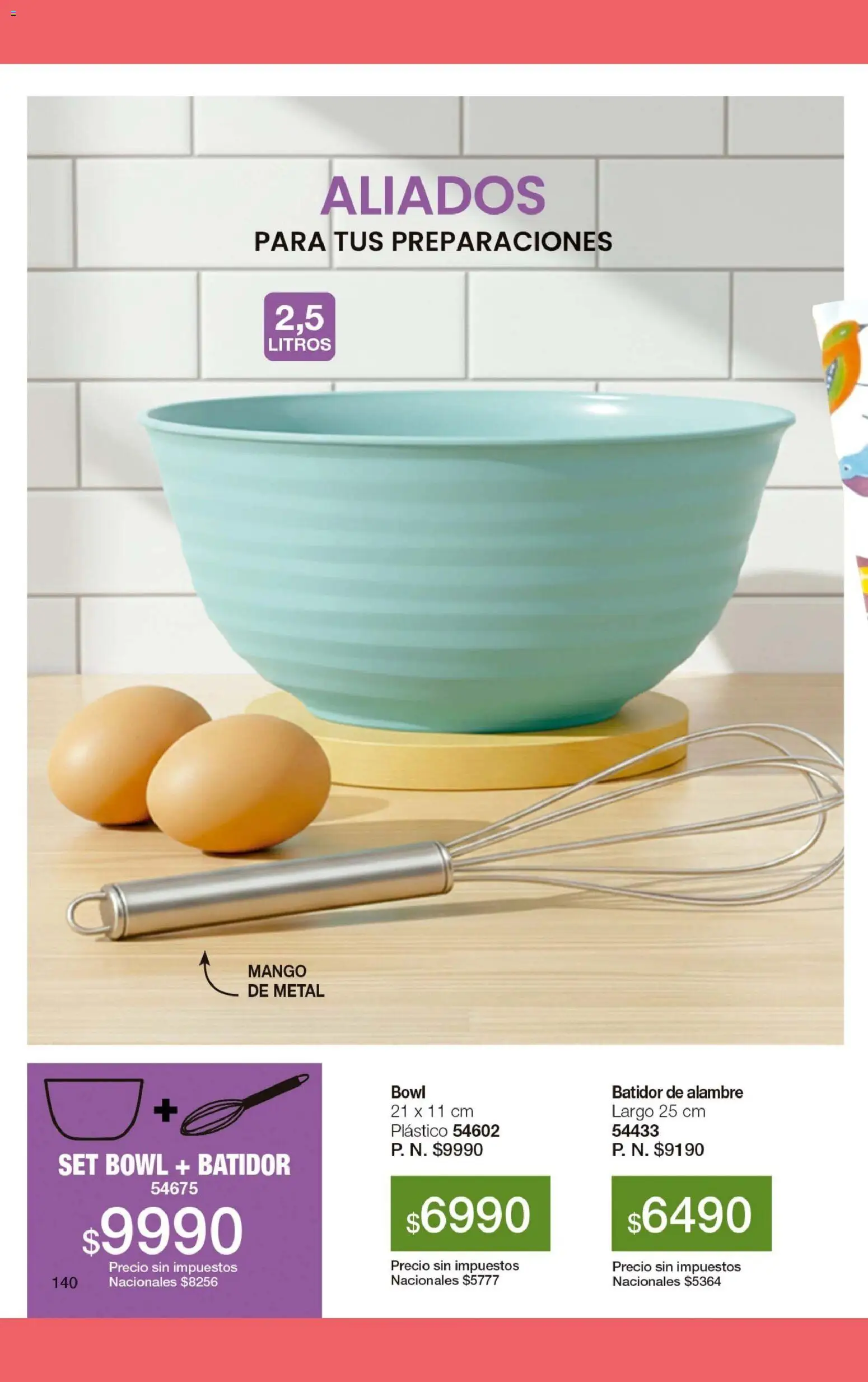 Gigot - CAMPAÑA 07 │ válido desde el 01.04.2026 | Página: 146 | Productos: Bowl, Mango, Batidor