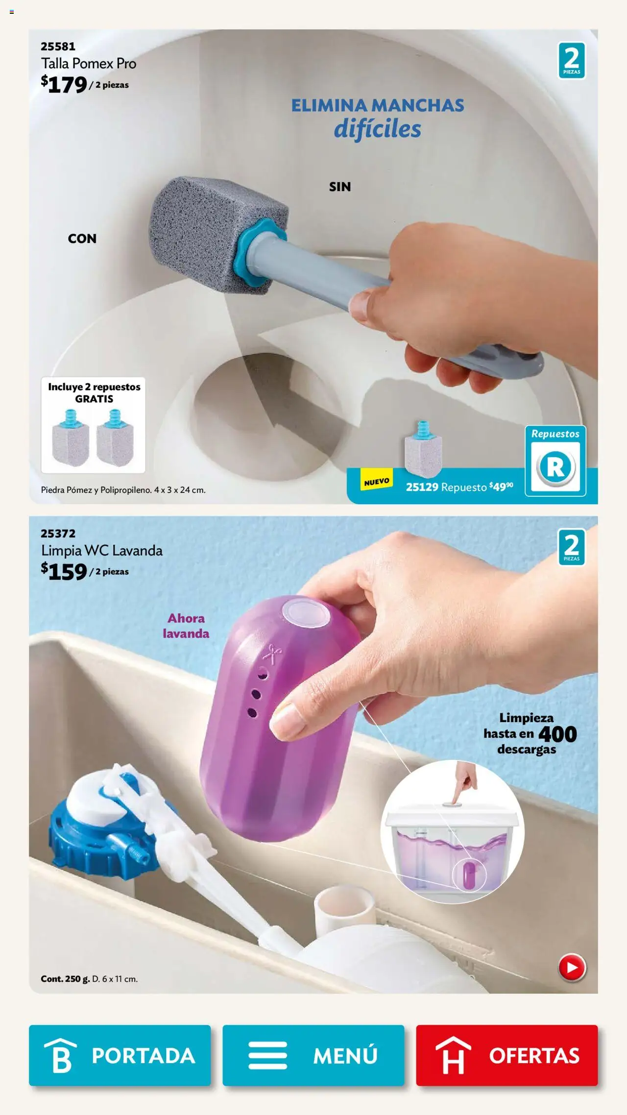 Nuevas ofertas de Betterware válidas en toda la República Mexicana desde el 29.09.2025. ¡Encuentra las mejores ofertas en Betterware - Campaña 10 2025! | Página: 99 | Productos: Wc