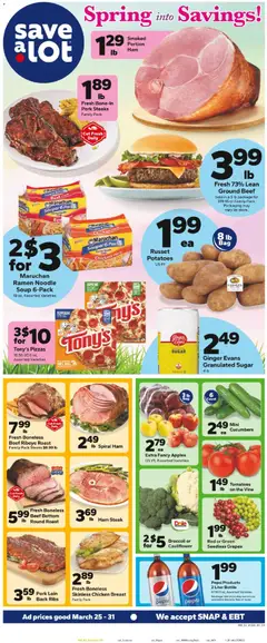 Preview of Save a Lot weekly ads valid from 25.03.2026