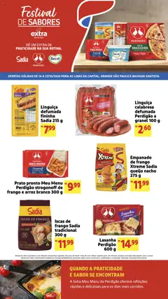 Extra - Ofertas de Mercado Festival de Sabores - Pré-Visualização do folheto da loja Extra, válido de 14.10.2025