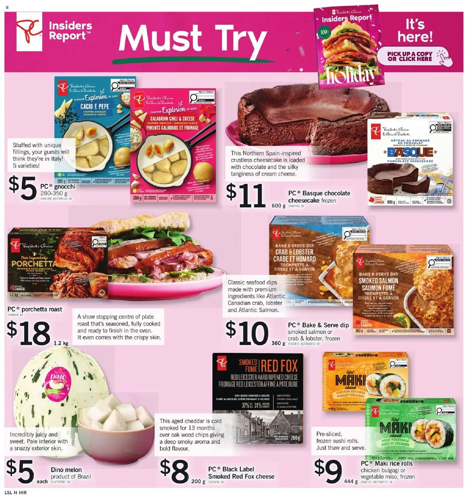 Loblaws flyer valid from 30.10.2025 | Page: 5 | Products: Rice, Cream, PC, Chocolate
