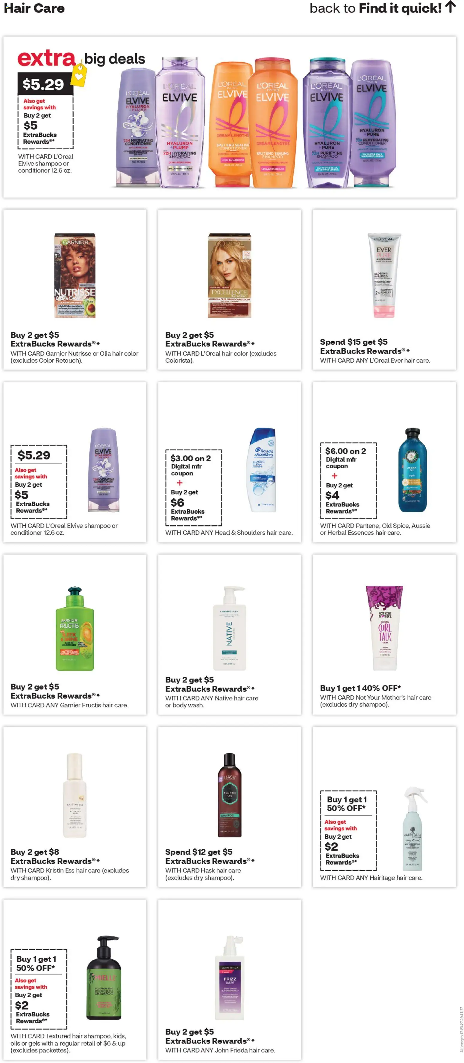 CVS Pharmacy Weekly Ad - valid from 26.10.2025 | Page: 12 | Products: Shampoo, Conditioner, Tea, Boots