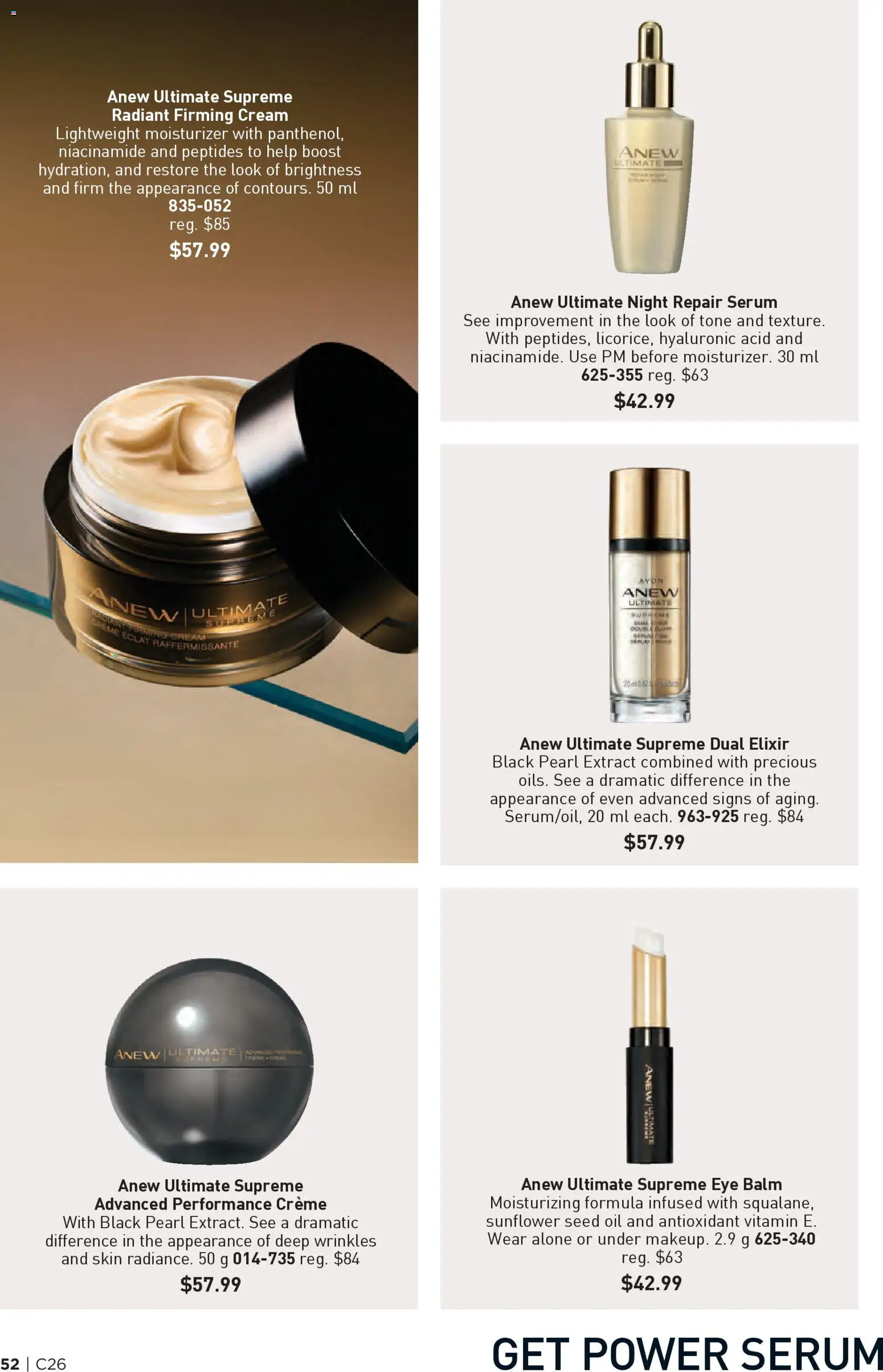 Avon flyer valid from 18.12.2025 | Page: 52 | Products: Cream, Oil