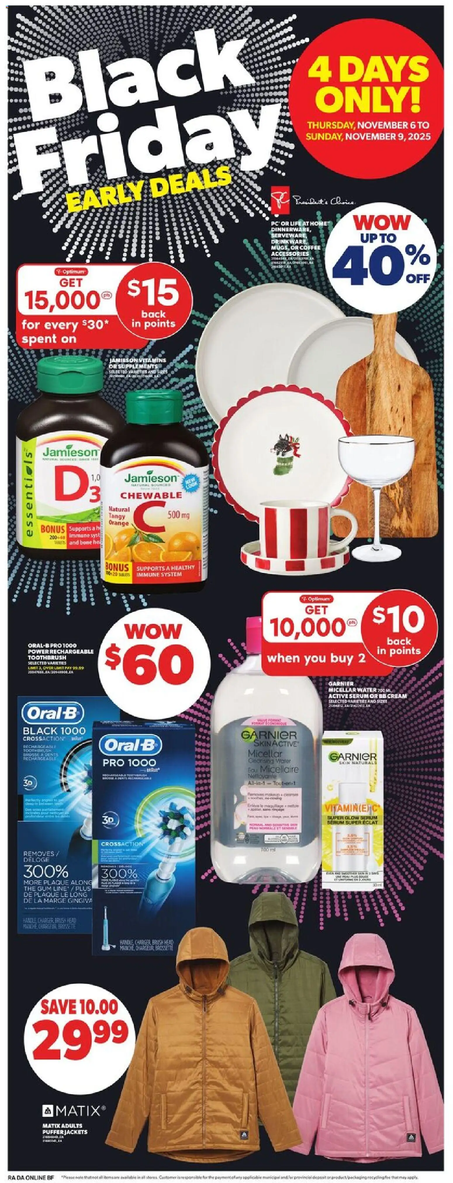 Atlantic Superstore flyer valid from 06.11.2025 | Page: 7 | Products: Cream, BB cream, Brush, Micellar water