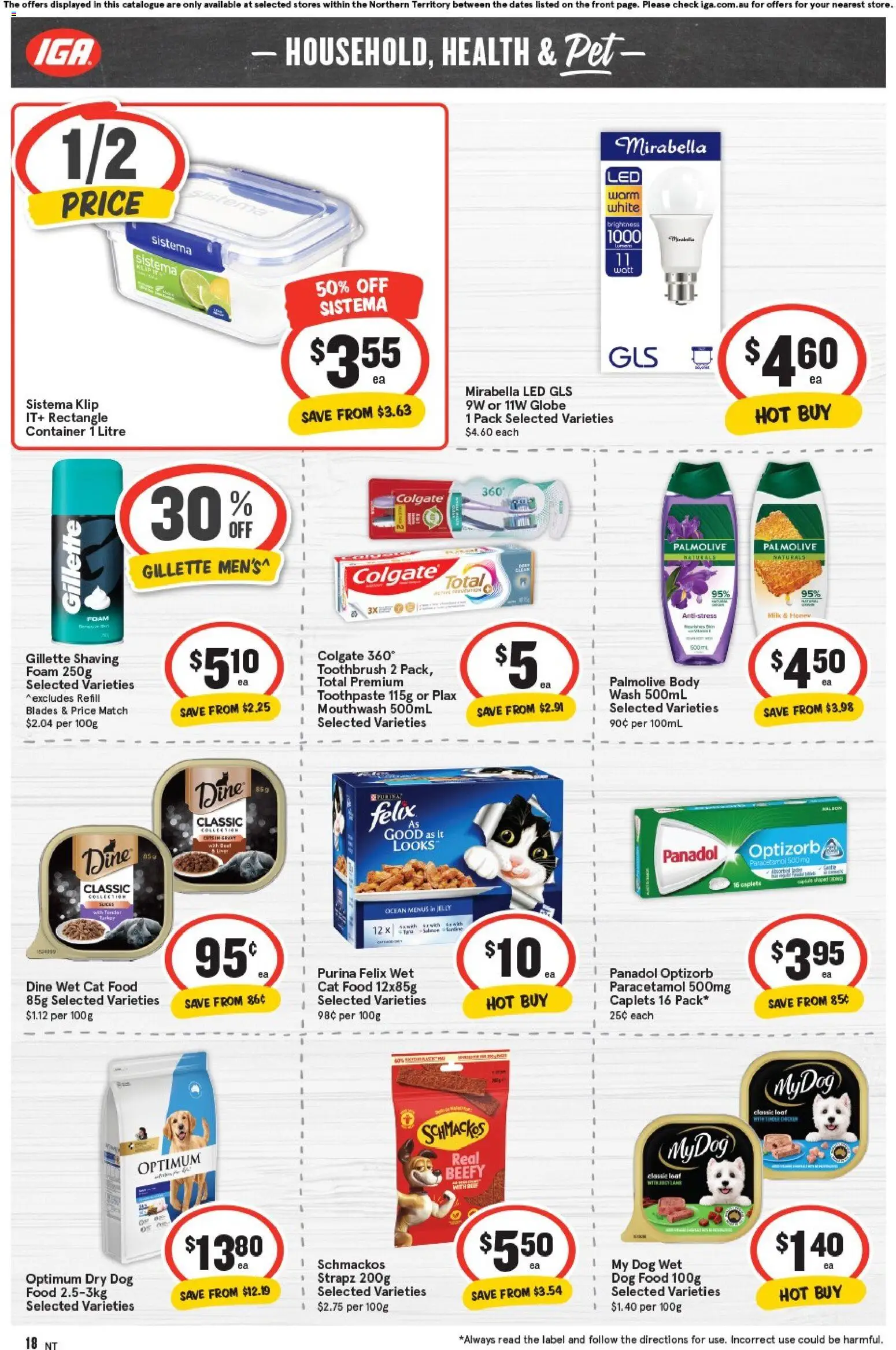 IGA catalogue - valid from 29.10.2025 | Page: 14 | Products: Milk, Toothpaste, Dog food, Toothbrush