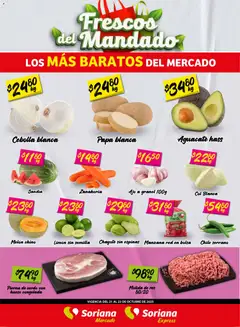 Vista previa de Soriana - Frescos del Mandado Mercado: Saltillo, nuevo folleto de la tienda, válido en México a partir del 22.10.2025