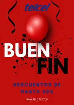 Vista previa de Telcel Buen Fin, nuevo folleto de la tienda, válido en México a partir del 13.11.2025