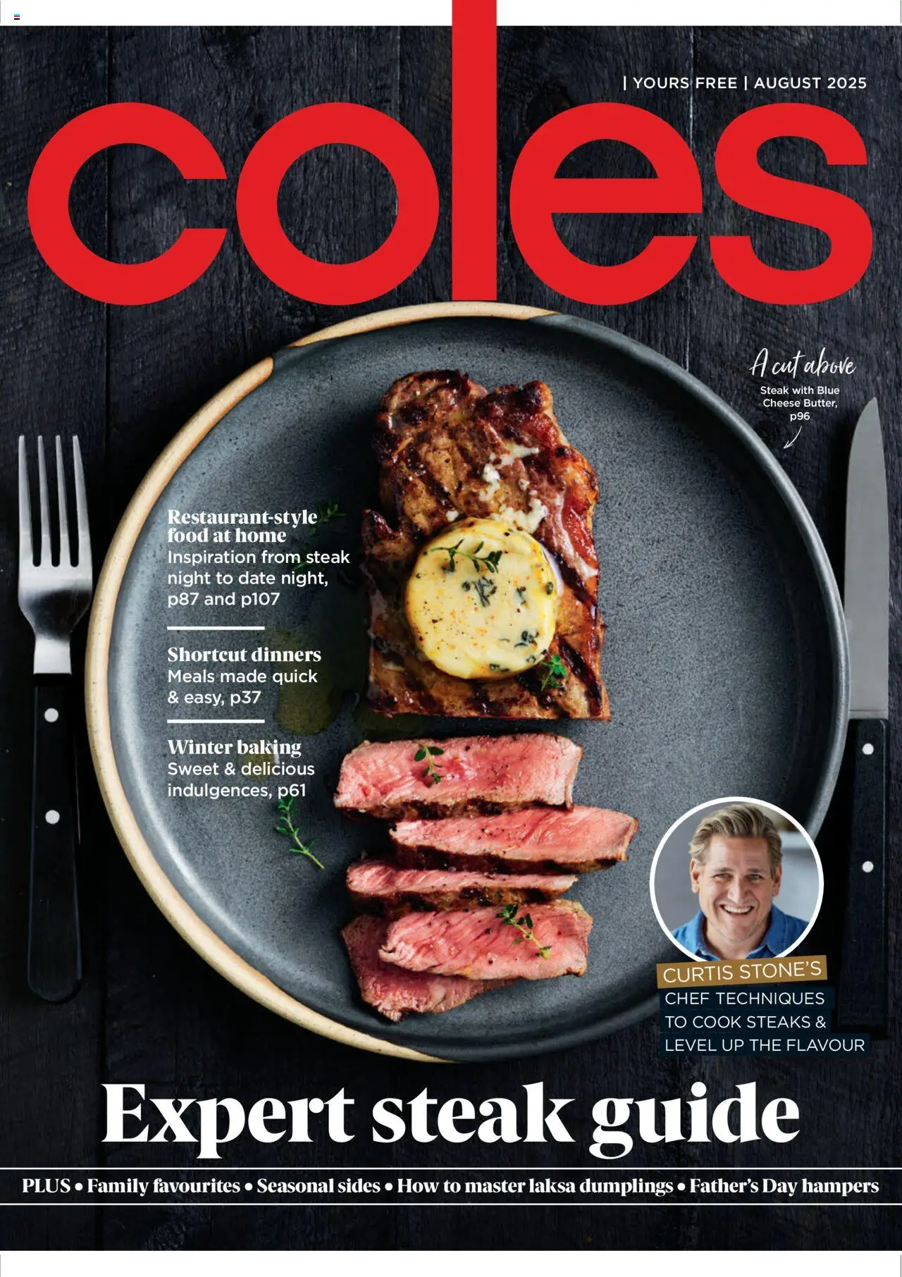 Coles catalogue - valid from 07.08.2025 | Page: 1 | Products: Cheese, Steak, Date