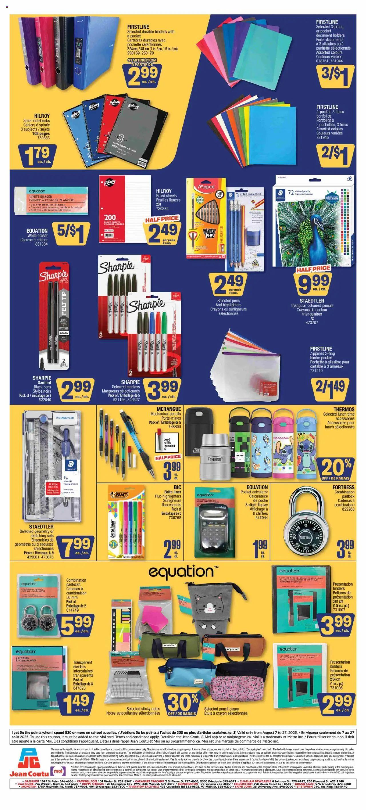 Jean Coutu flyer valid from 07.08.2025 | Page: 6 | Products: PC, Calculator