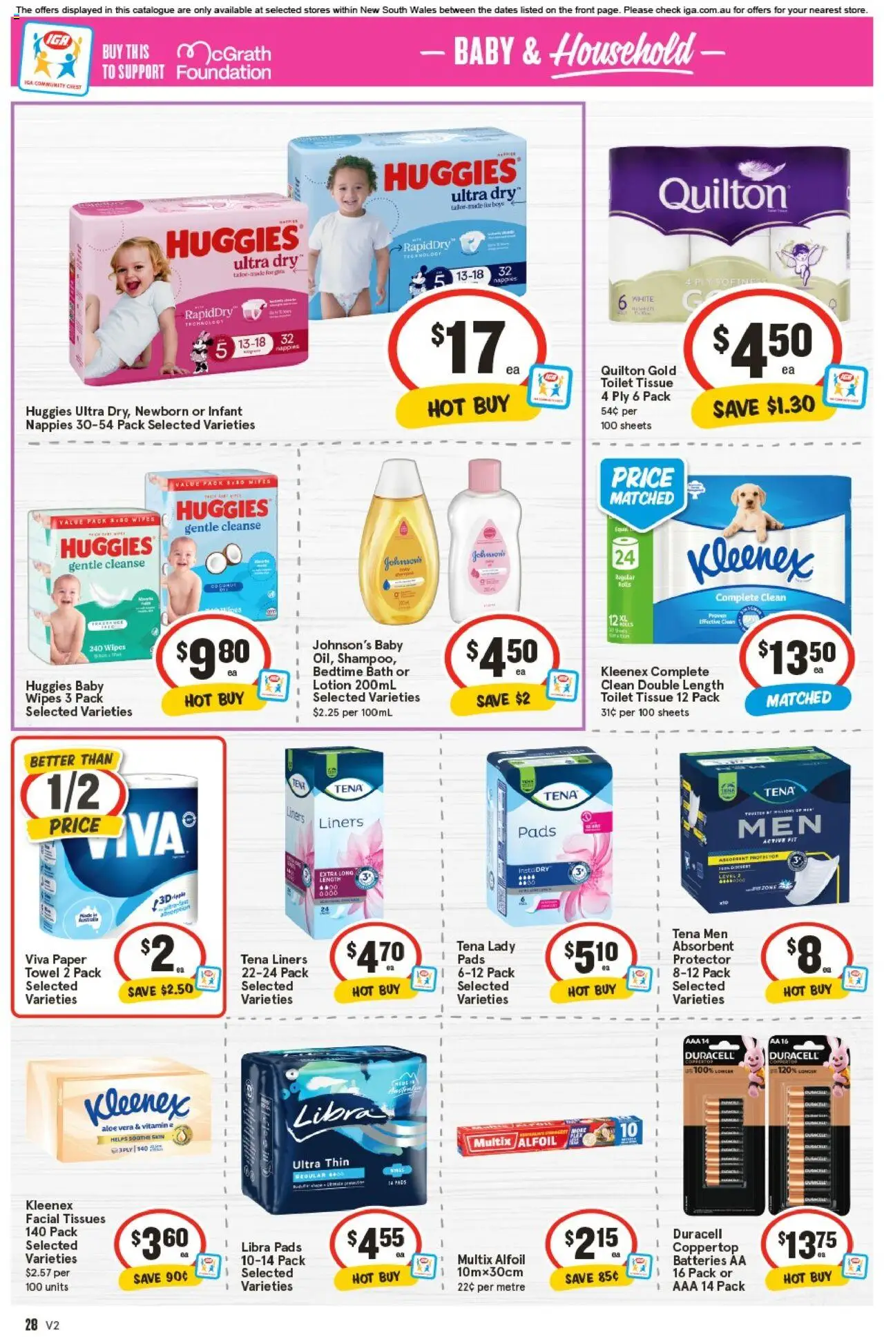 IGA catalogue - valid from 24.09.2025 | Page: 31 | Products: Lotion, Nappies, Tissues, Vitamin