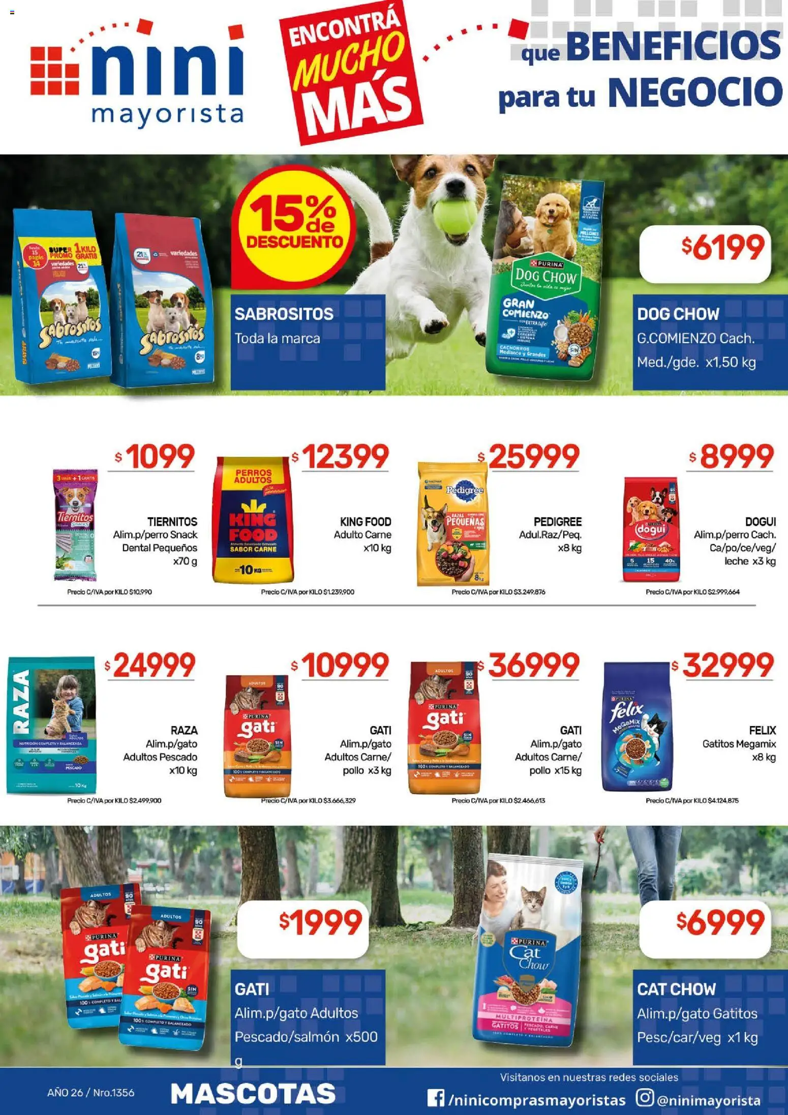NINI Mayorista ofertas │ válido desde el 20.04.2026 | Página: 40 | Productos: Pollo, Pescado, Leche