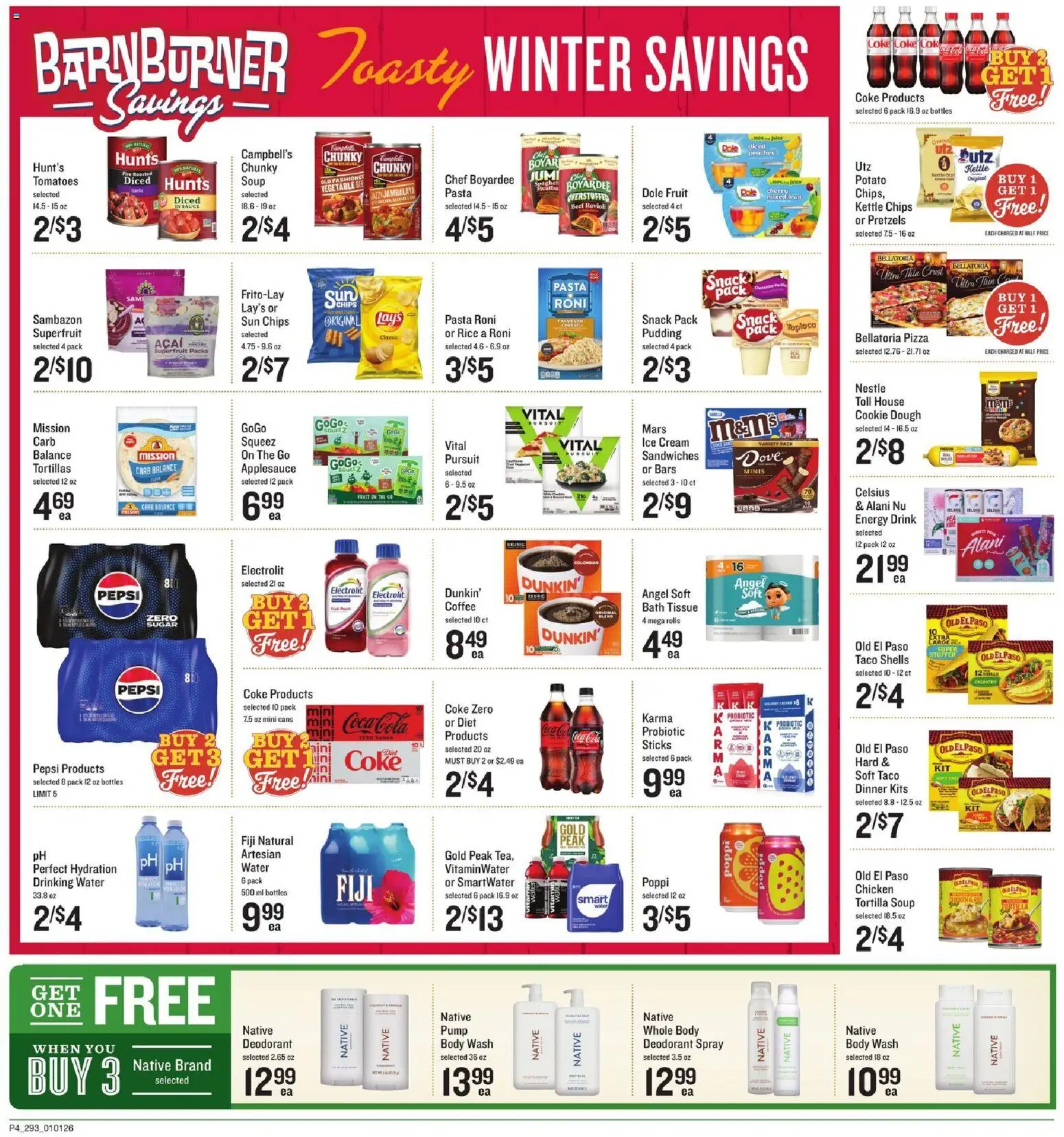 Lowes Foods Weekly Ad - SC - valid from 01.01.2026 | Page: 5 | Products: Bath, Tomatoes, Body Wash, Kettle