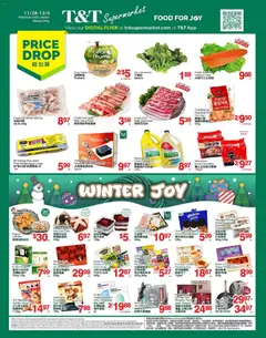 Preview of T&T Supermarket weekly flyer / circulaire from shop T&T Supermarket valid from 28.11.2025