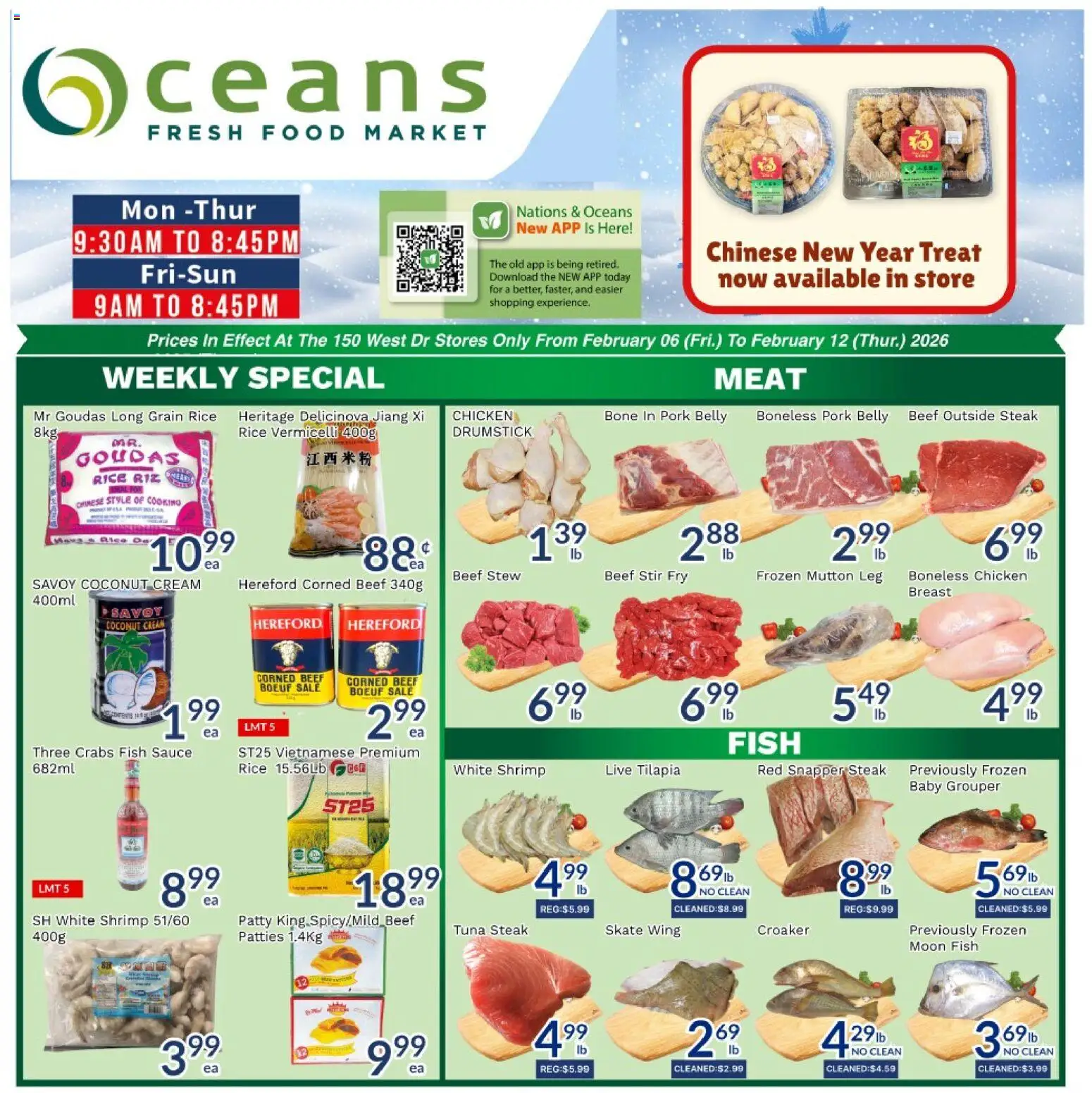 Oceans flyer valid from 06.02.2026 | Page: 1