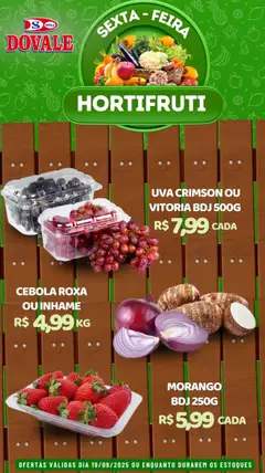 Dovale - Ofertas Hortifruti - Pré-Visualização do folheto da loja Dovale, válido de 19.09.2025