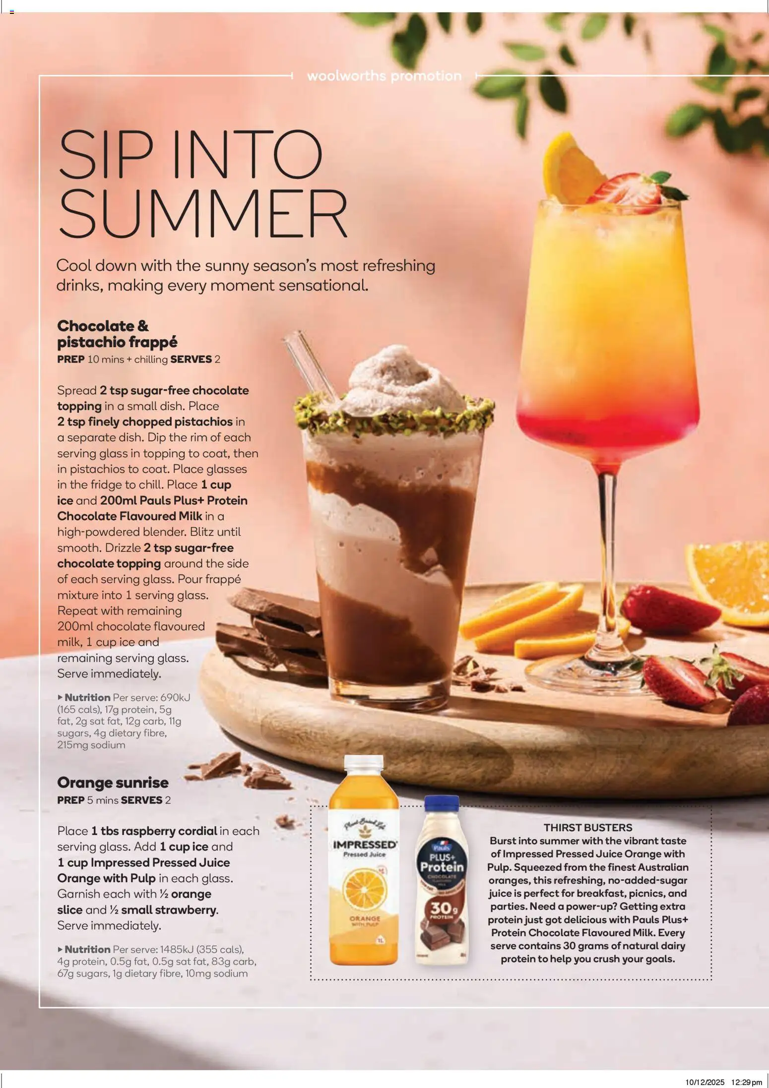 Woolworths catalogue - valid from 14.01.2026 | Page: 46 | Products: Milk, Dairy, Raspberry, Glasses
