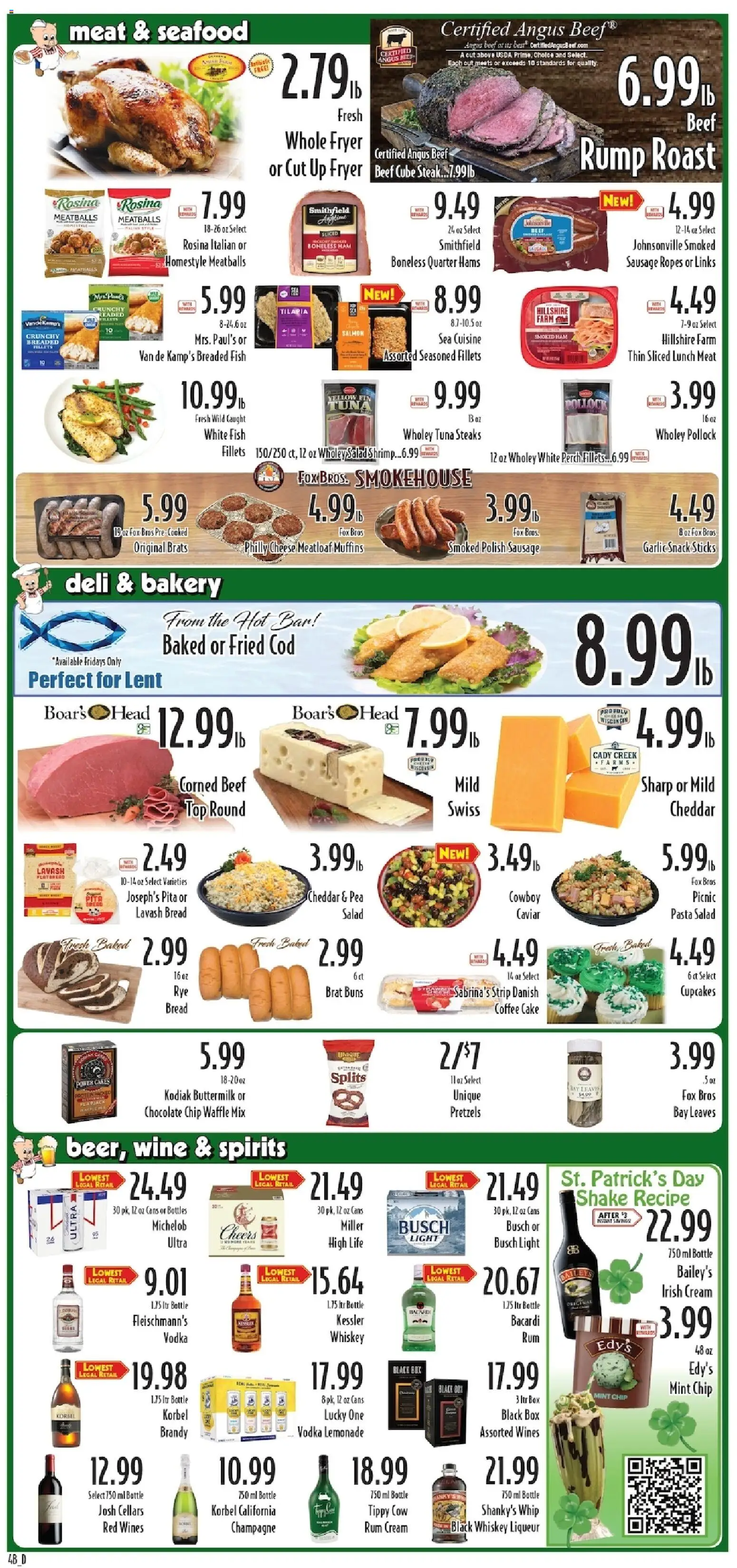 Piggly Wiggly Weekly Ad - valid from 11.03.2026 | Page: 6 | Products: Bread, Beef, Sausage, Garlic