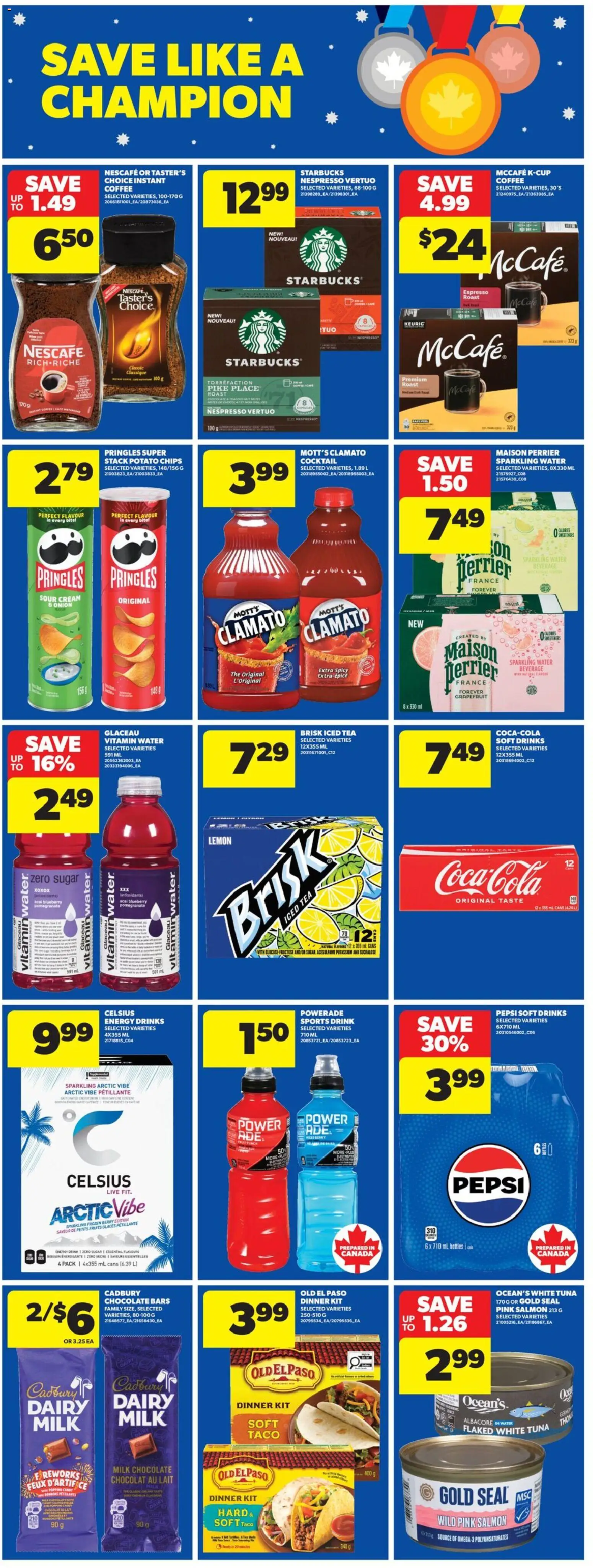Real Canadian Superstore flyer valid from 19.02.2026 | Page: 10 | Products: Sour cream, Chips, Milk, Chocolate