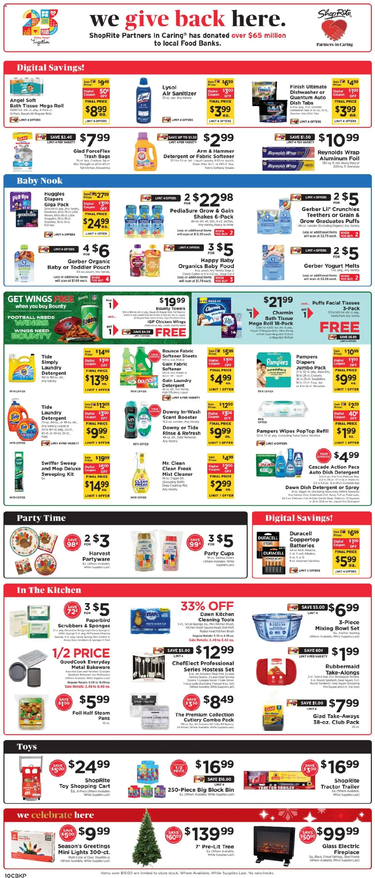 ShopRite Weekly Ad - valid from 14.11.2025 | Page: 11 | Products: Bath, Hammer, Fabric softener, Bag