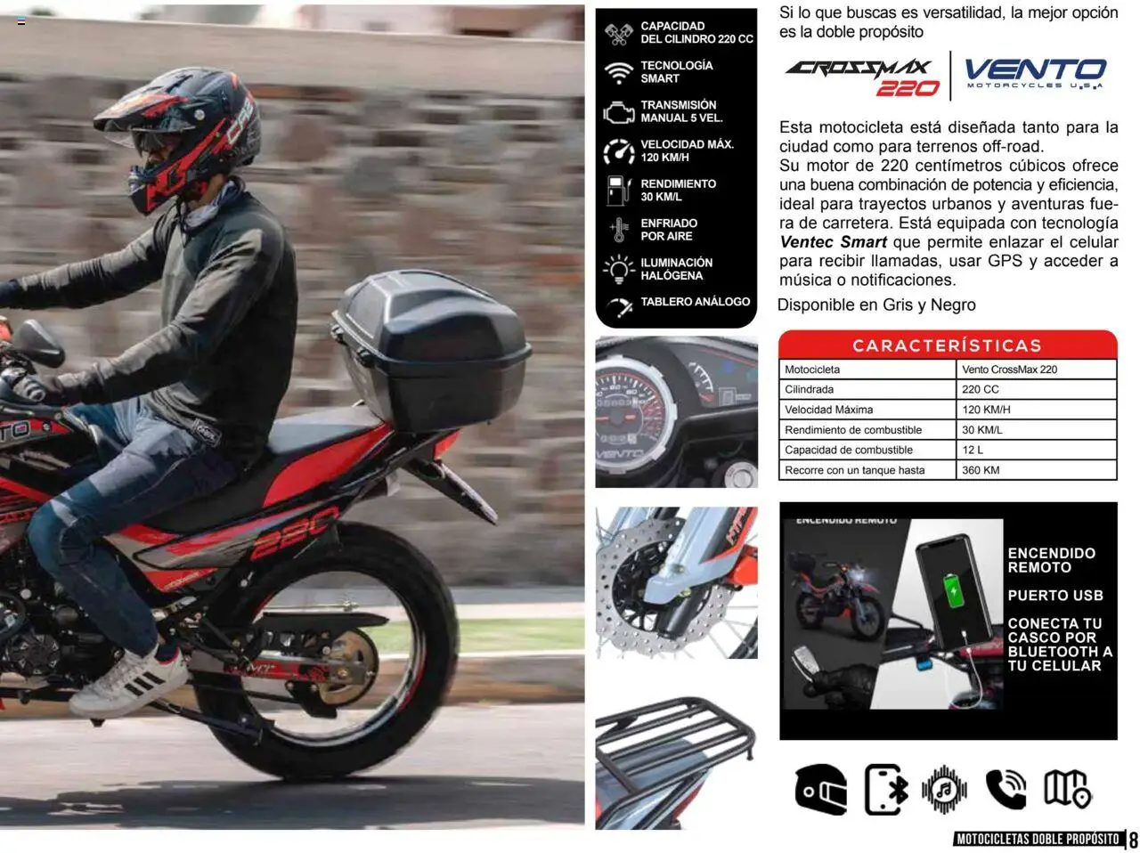 Nuevas ofertas de Cklass válidas en toda la República Mexicana desde el 18.06.2025. ¡Encuentra las mejores ofertas en Cklass catálogo Motos! | Página: 9 | Productos: Usb