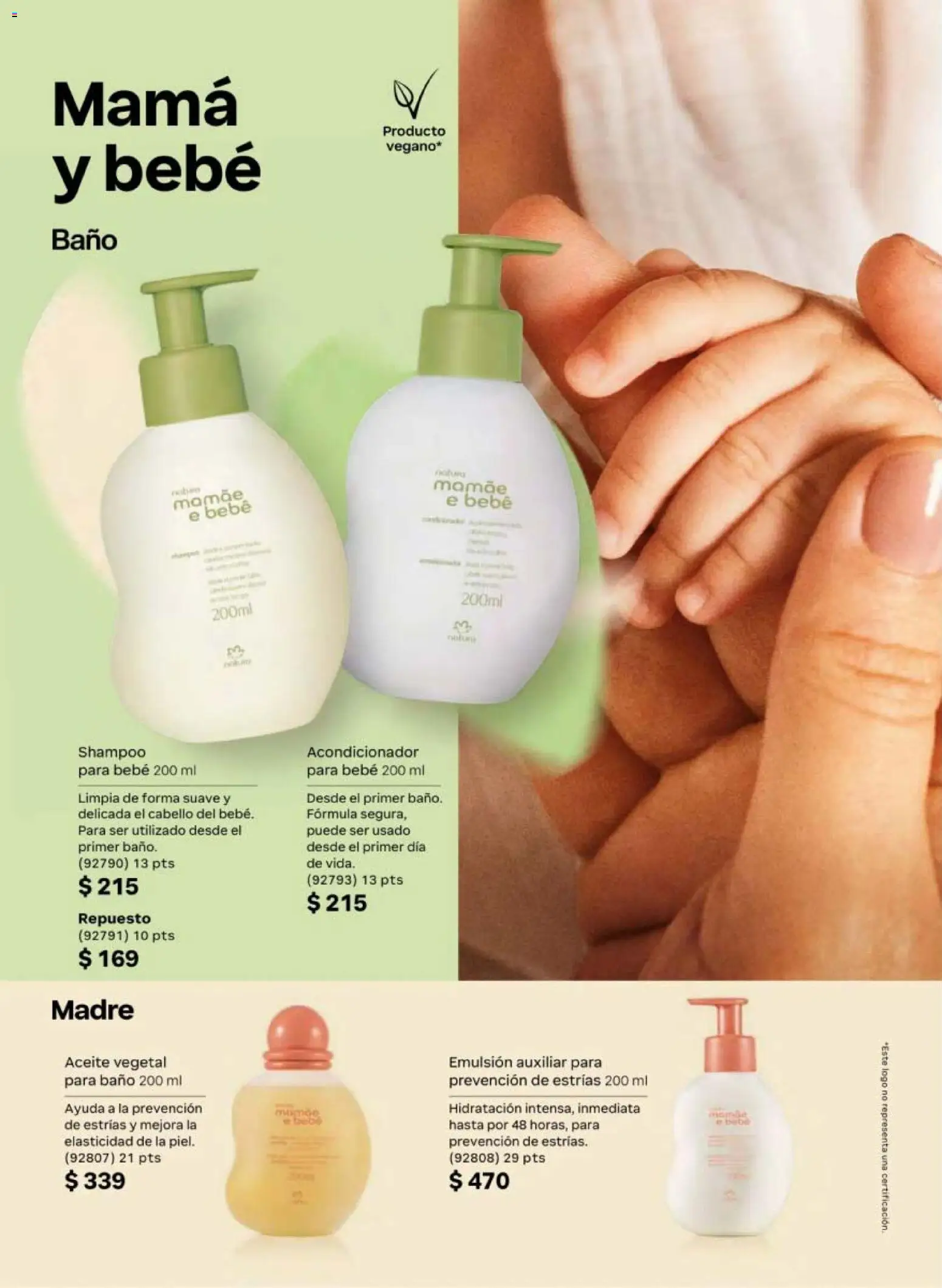 Nuevas ofertas de Natura válidas en toda la República Mexicana desde el 24.04.2026. ¡Encuentra las mejores ofertas en Natura campaña 7 2026! | Página: 156 | Productos: Aceite, Emulsión, Baño, Acondicionador