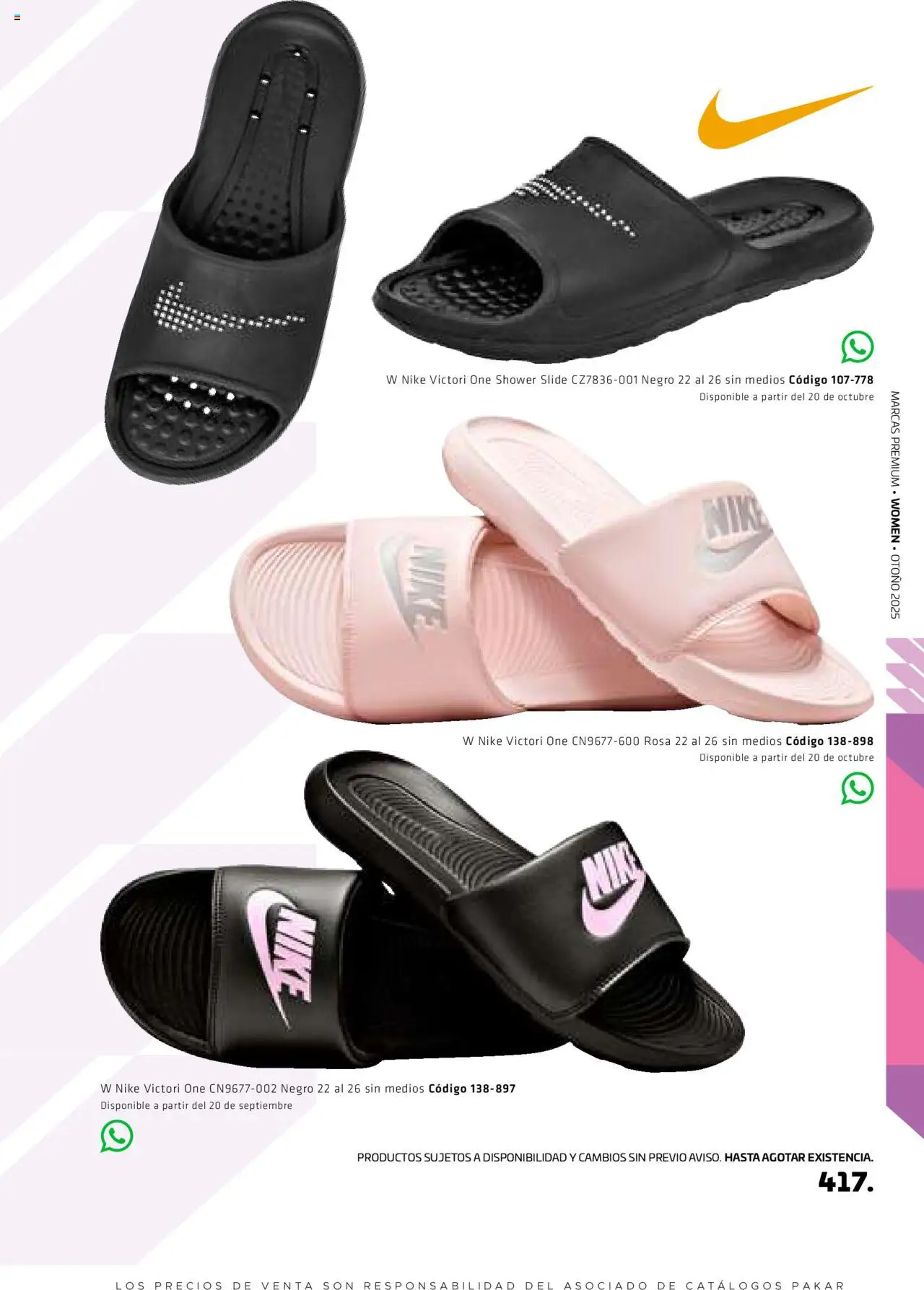 Nuevas ofertas de SC Pakar válidas en toda la República Mexicana desde el 29.08.2025. ¡Encuentra las mejores ofertas en SC Pakar - Catálogo Otoño Women! | Página: 417