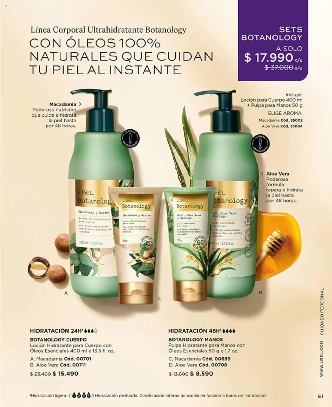 Catálogo L'Bel Campaña 13 │ válido desde el 29.07.2025 | Página: 61 | Productos: Loción