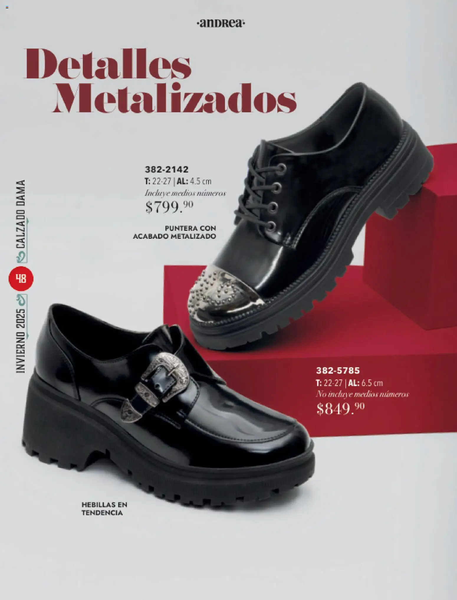 Nuevas ofertas de Andrea válidas en toda la República Mexicana desde el 26.11.2025. ¡Encuentra las mejores ofertas en Andrea catálogo Invierno! | Página: 48