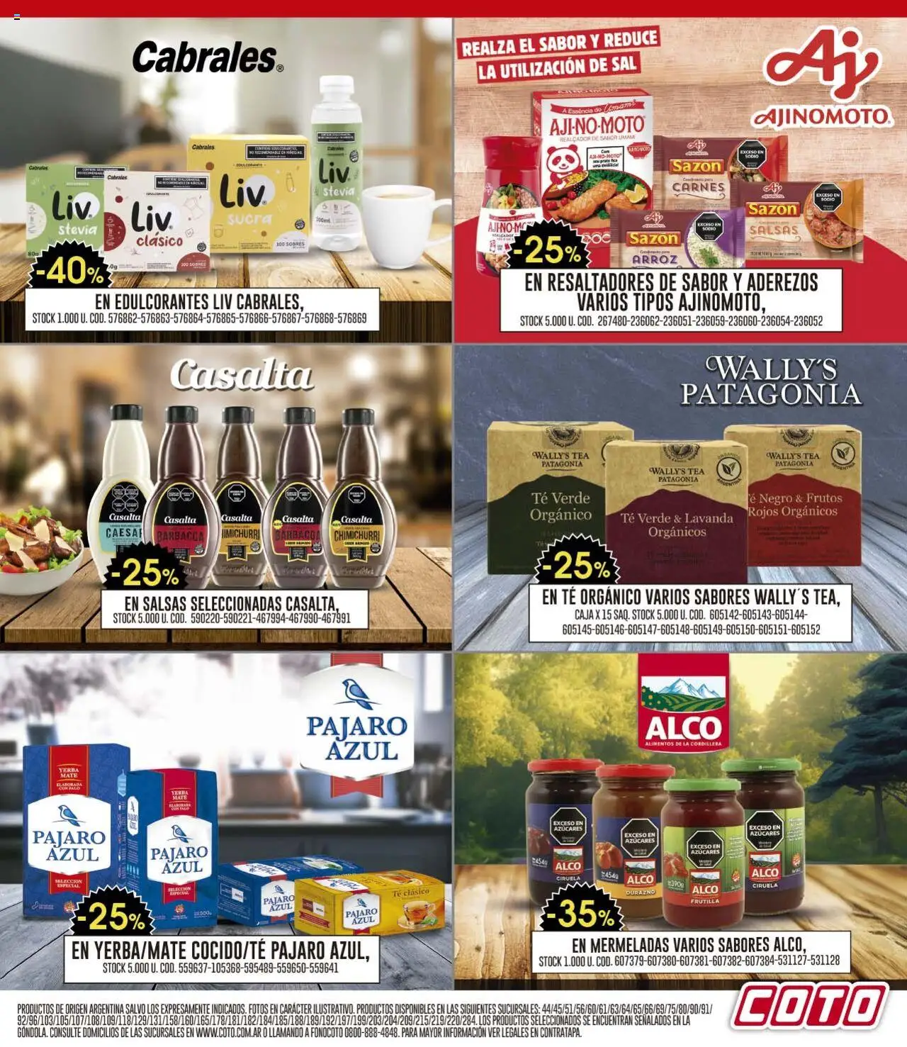 Coto ofertas │ válido desde el 18.08.2025 | Página: 15 | Productos: Mate, Durazno, Arroz, Té