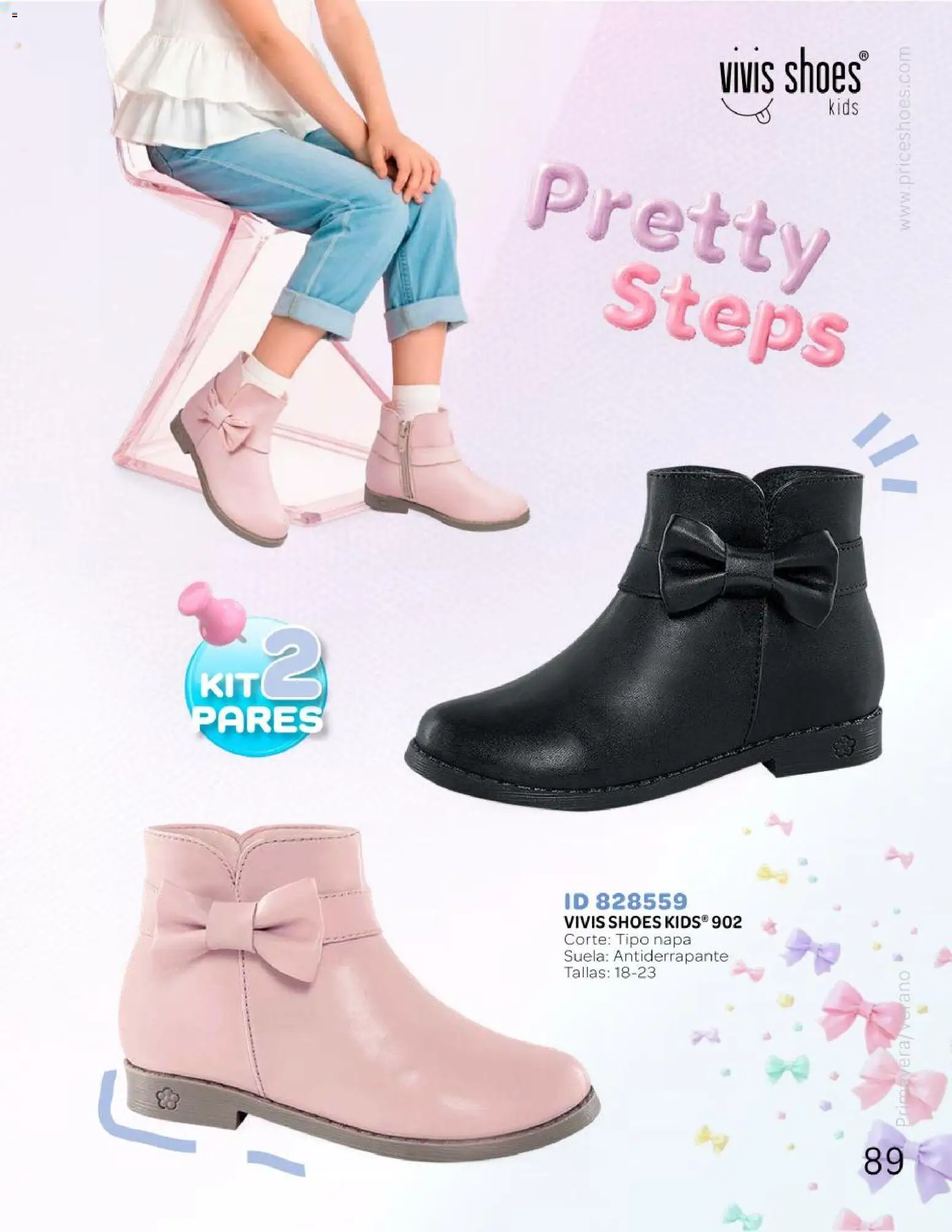 Nuevas ofertas de Price Shoes válidas en toda la República Mexicana desde el 25.04.2026. ¡Encuentra las mejores ofertas en Price Shoes catálogo Kids todo en uno! | Página: 89