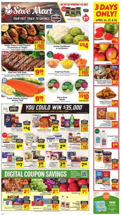 Preview of Save Mart weekly ads valid from 22.04.2026