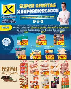 X Supermercados - Ofertas da semana - Pré-Visualização do folheto da loja X Supermercados, válido de 18.03.2026 | Página: 3 | Produtos: Feijão, Pernil, Camarão, Peixe