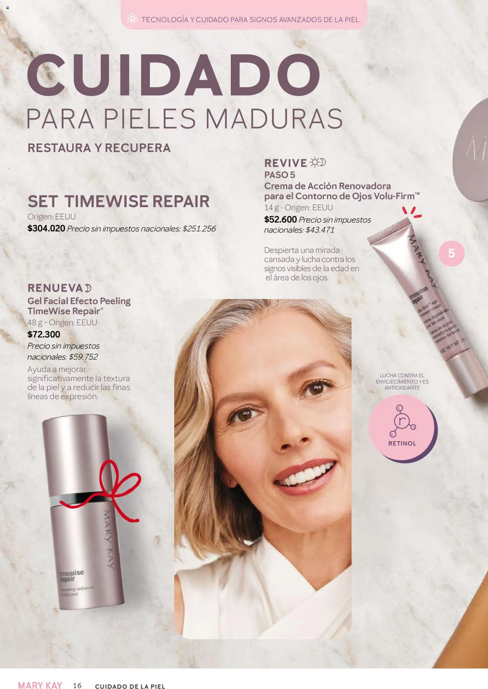 Mary Kay catálogo │ válido desde el 03.12.2025 | Página: 16 | Productos: Contorno de ojos, Contorno, Crema