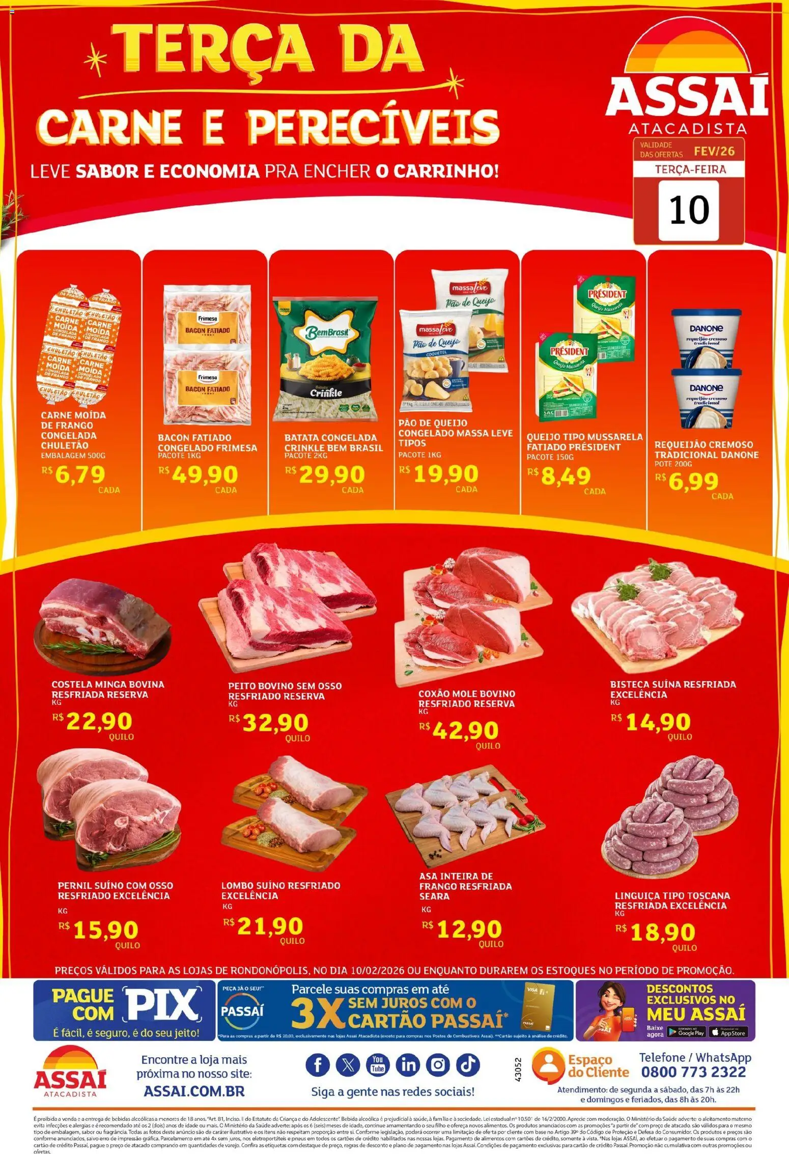 Assaí Atacadista Folheto - válido de 10.02.2026 | Página: 1