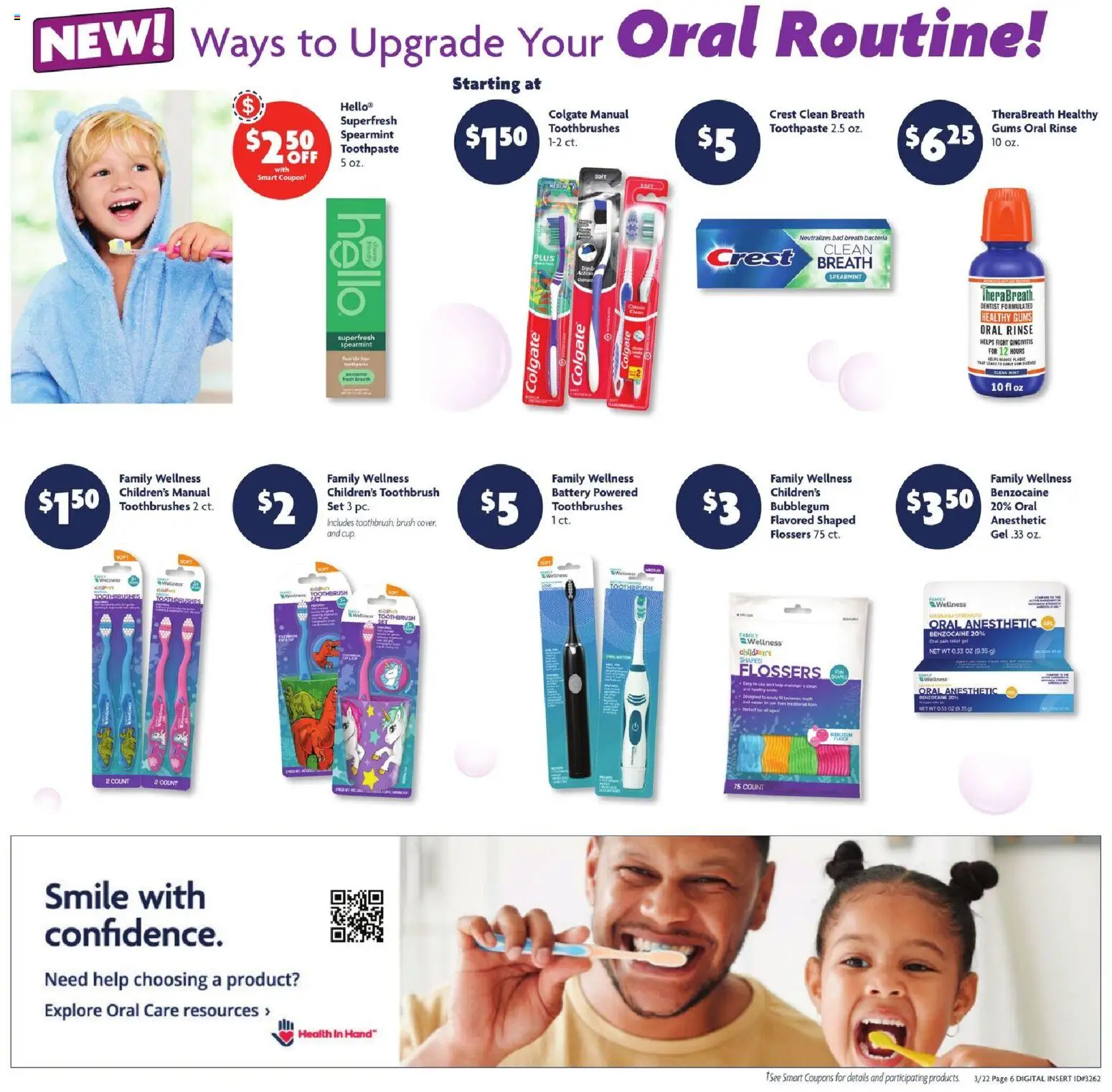 Family Dollar Current Ad - TX - valid from 22.03.2026 | Page: 7 | Products: Battery, Brush, Toothpaste, Toothbrush