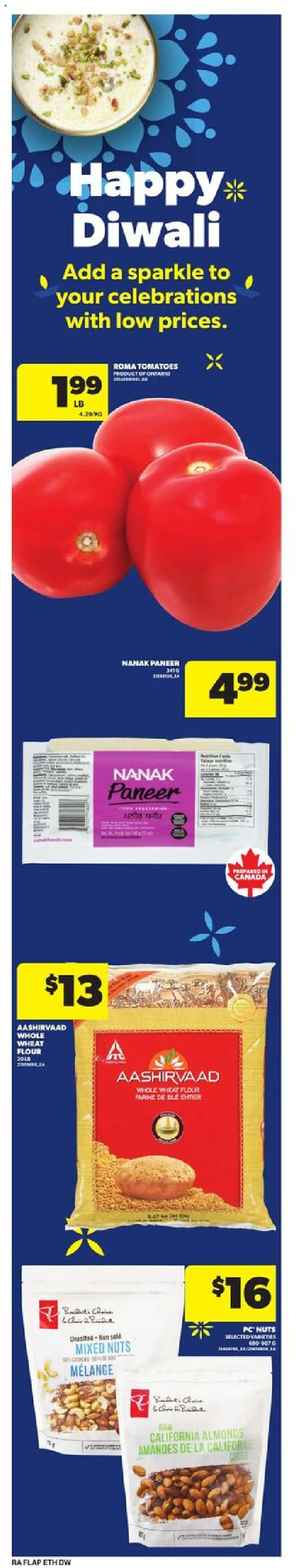 Atlantic Superstore flyer valid from 18.09.2025 | Page: 7 | Products: Nuts, PC, Tomatoes