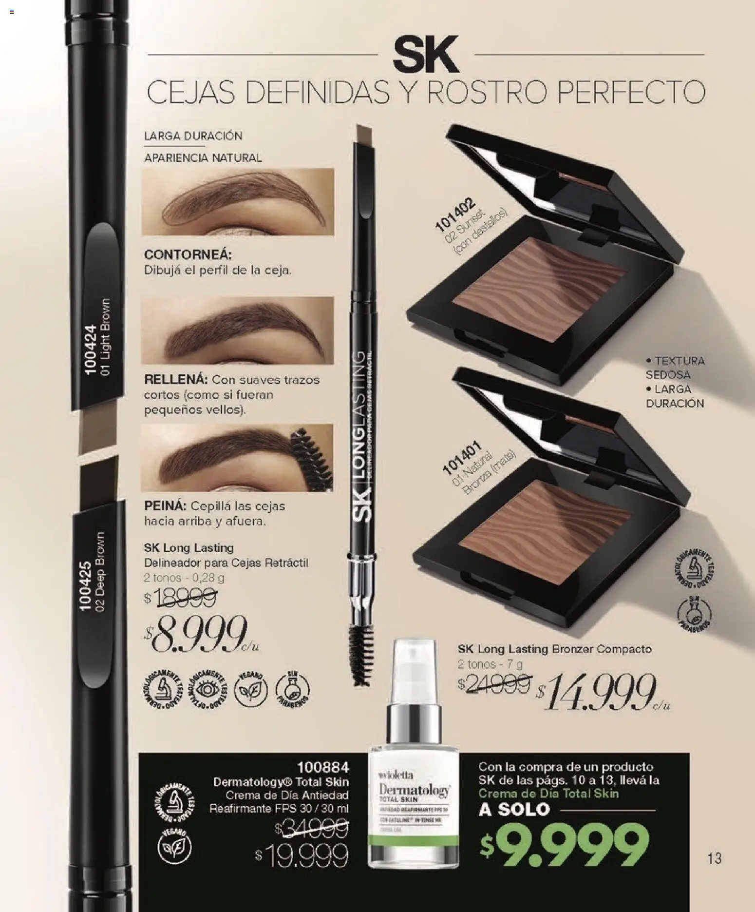 Violetta - Violetta Cosméticos │ válido desde el 30.03.2026 | Página: 13 | Productos: Mate, Perfil, Delineador, Crema