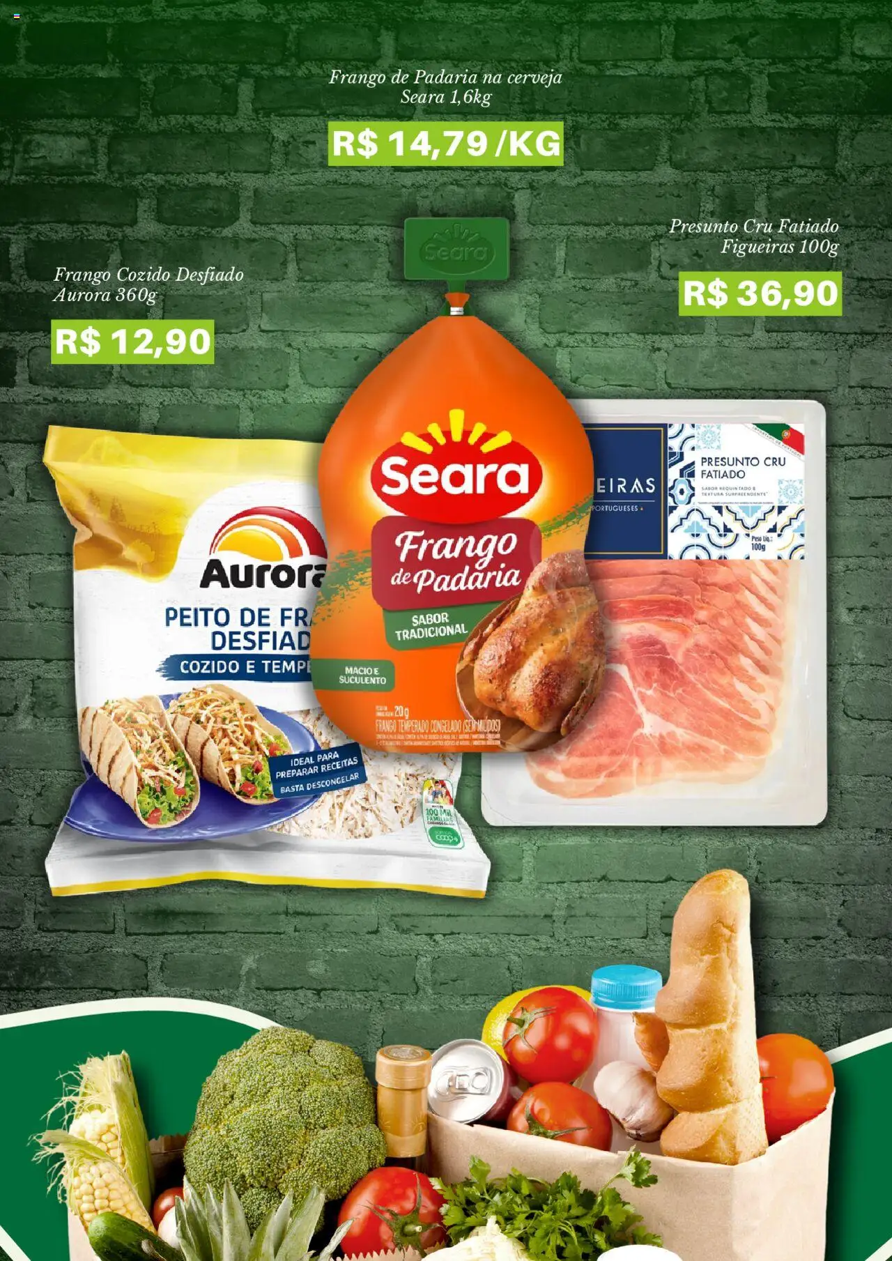 Pão de Açúcar Folheto - válido de 04.08.2025 | Página: 3 | Produtos: Presunto, Presunto cru, Cerveja, Frango