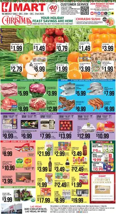 Preview of Hmart weekly ads valid from 25.12.2025