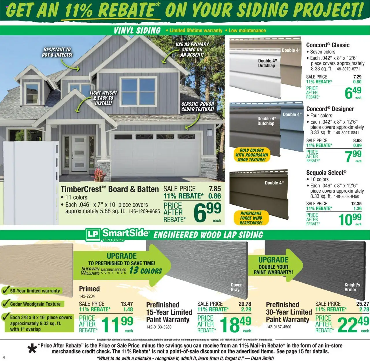 Menards - Weekly Ad - valid from 10.09.2025 | Page: 8 | Products: Trim, Weight