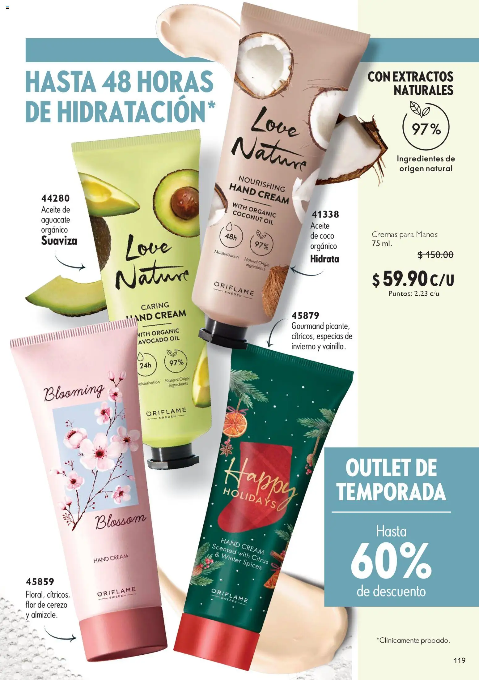 Nuevas ofertas de Oriflame válidas en toda la República Mexicana desde el 27.12.2025. ¡Encuentra las mejores ofertas en Oriflame campaña 1 2026! | Página: 119 | Productos: Aceite, Aguacate