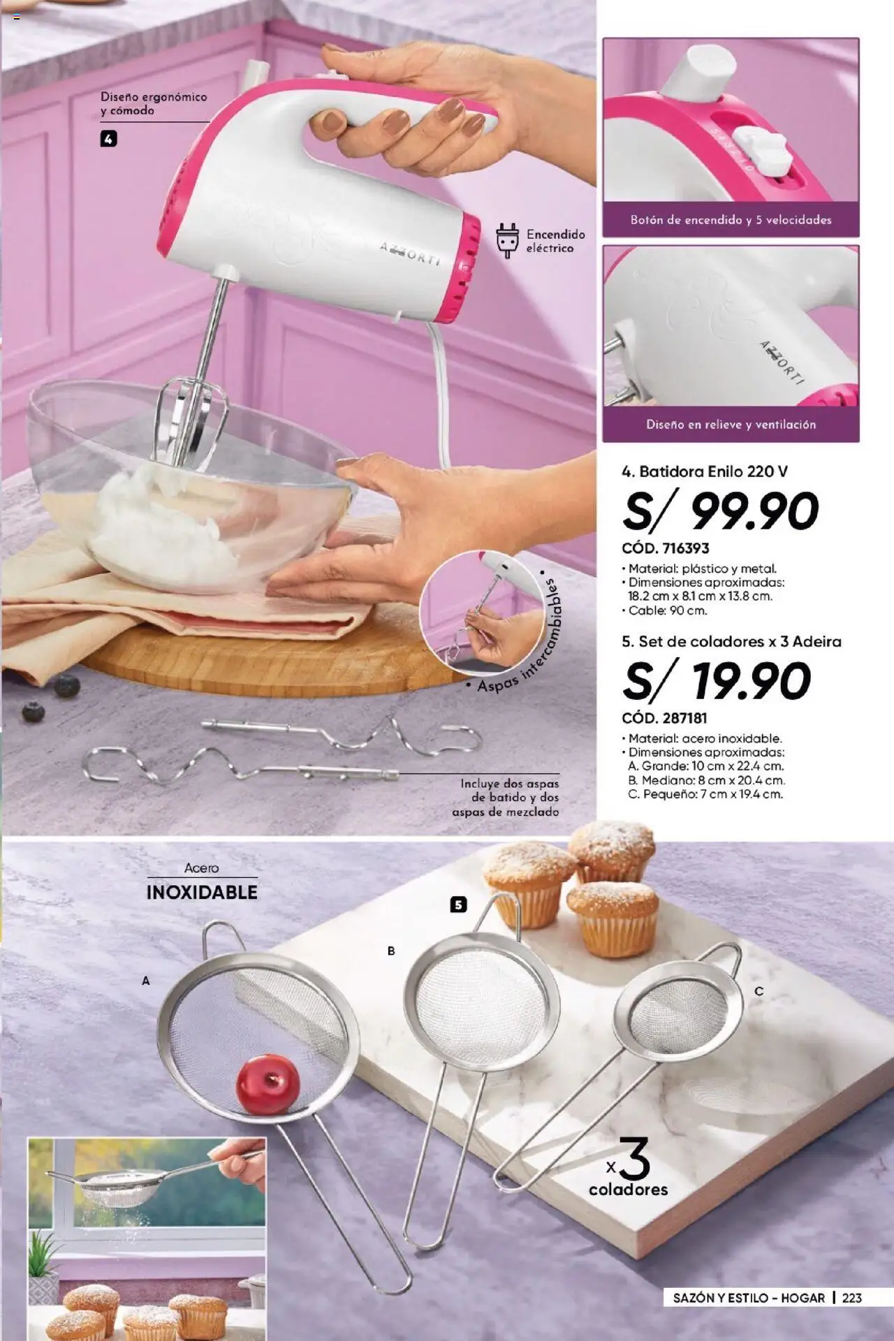 Catálogo Azzorti válido desde 28.05.2025 | Página: 225 | Productos: Cable, Batidora