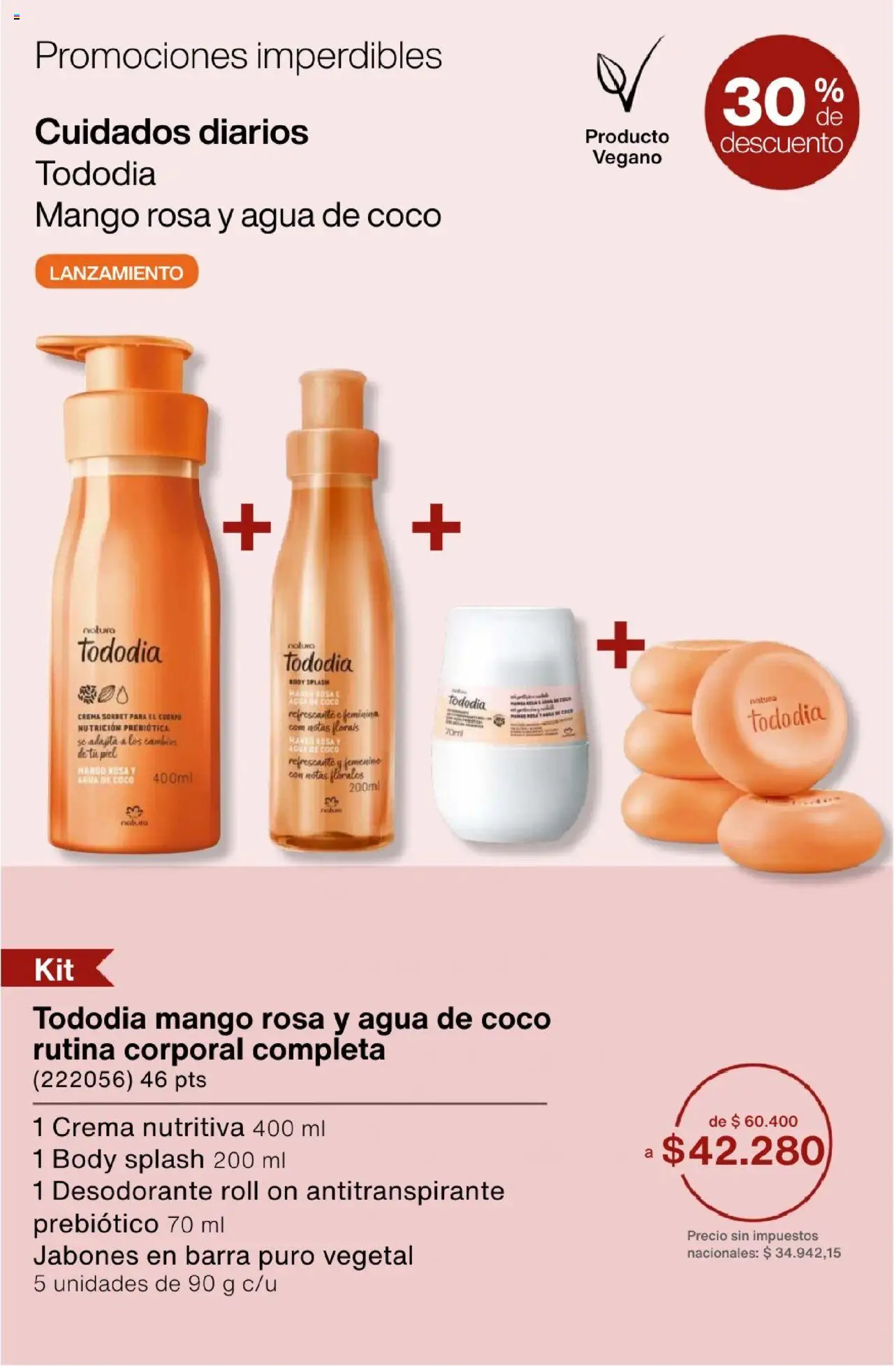 Natura - Catálogo Ciclo 15 │ válido desde el 01.10.2025 | Página: 26 | Productos: Desodorante, Antitranspirante, Agua, Mango