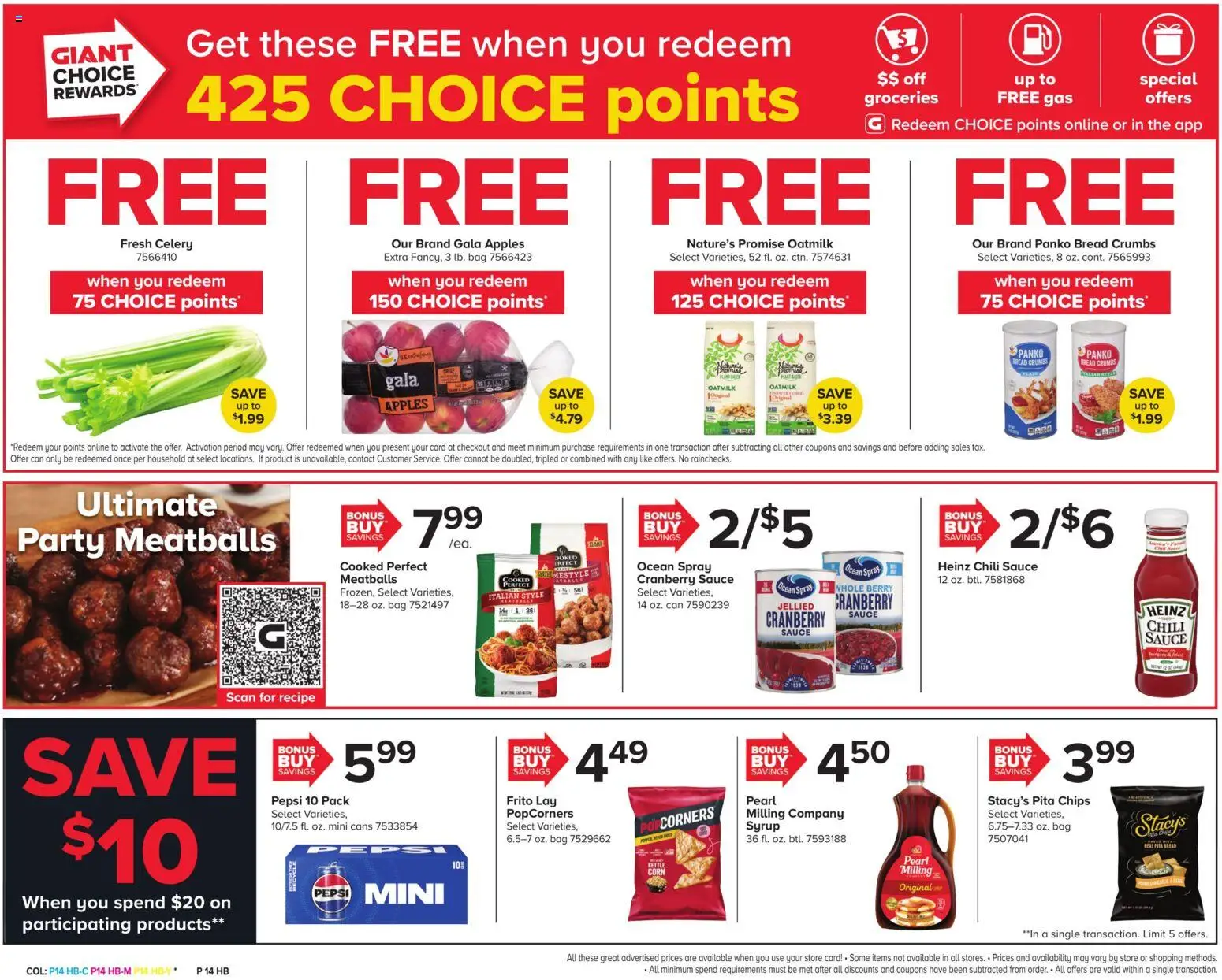 Giant Weekly Ad - valid from 16.01.2026 | Page: 15 | Products: Bread, Apples, Sauce, Bag