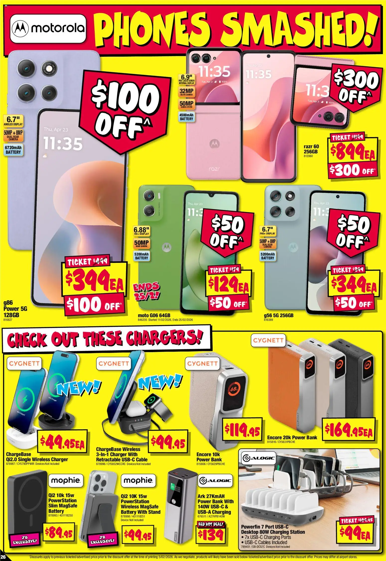 JB Hi-Fi catalogue - valid from 19.02.2026 | Page: 26 | Products: Battery, Device, Camera, Wireless charger