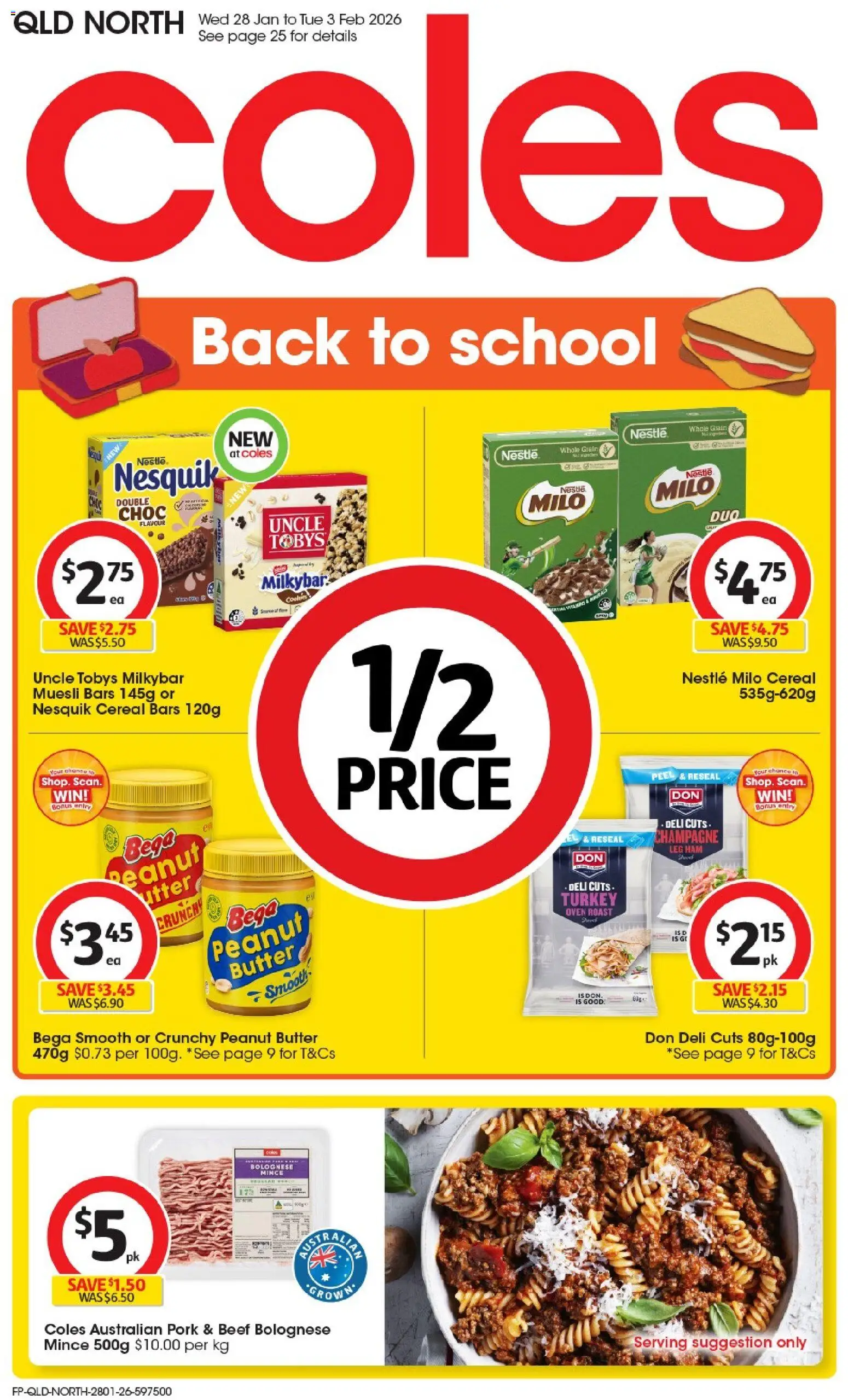 Coles catalogue - valid from 28.01.2026 | Page: 1 | Products: Butter, Ham, Turkey, Oven