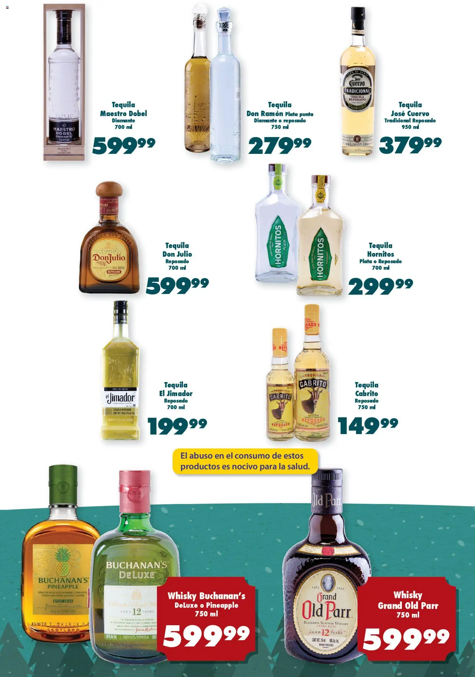 Nuevas ofertas de S-Mart válidas en toda la República Mexicana desde el 11.11.2025. ¡Encuentra las mejores ofertas en S-Mart folleto Ofertas de Feria Monterrey! | Página: 4 | Productos: Tequila, Whisky
